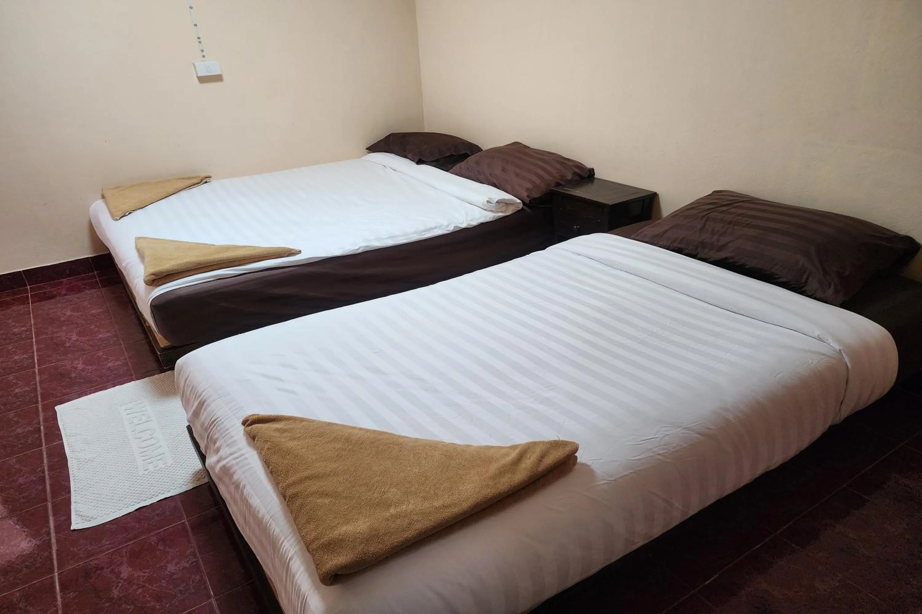 Bedroom, Bed in My Pumpkin Bungalow Krabi