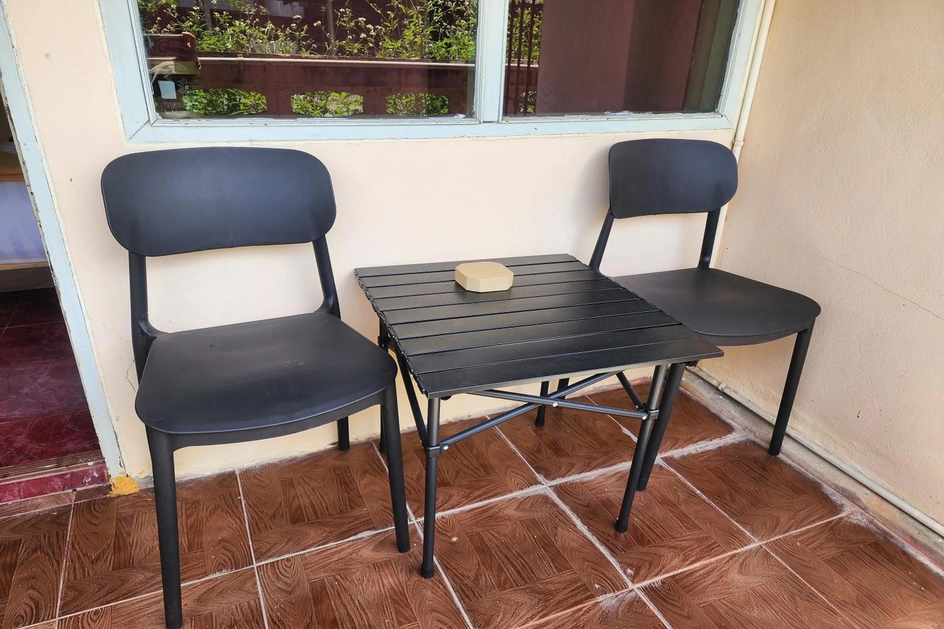 Seating area in My Pumpkin Bungalow Krabi