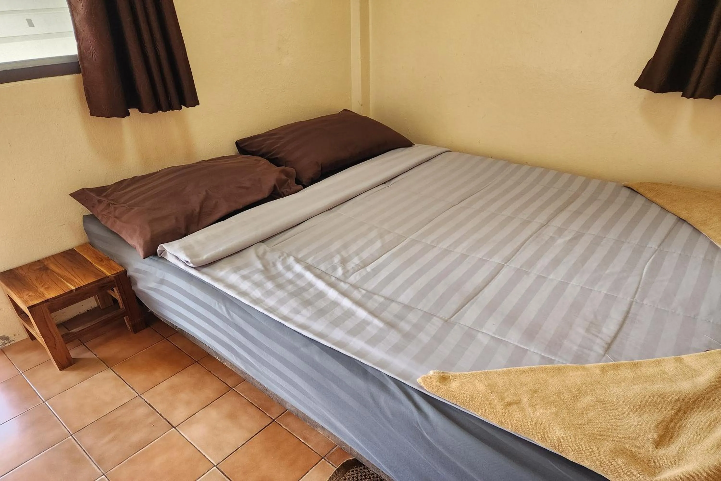 Bedroom, Bed in My Pumpkin Bungalow Krabi