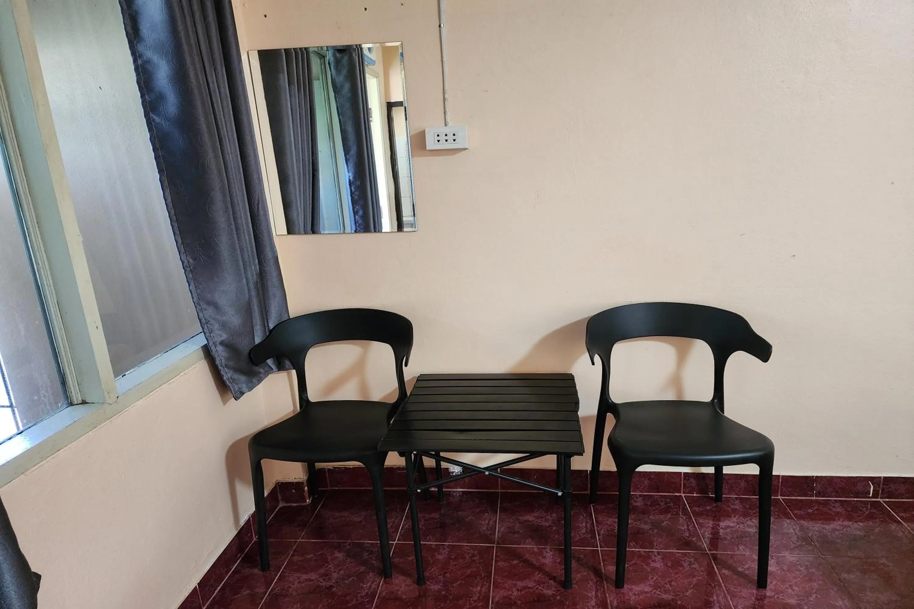 Seating area in My Pumpkin Bungalow Krabi