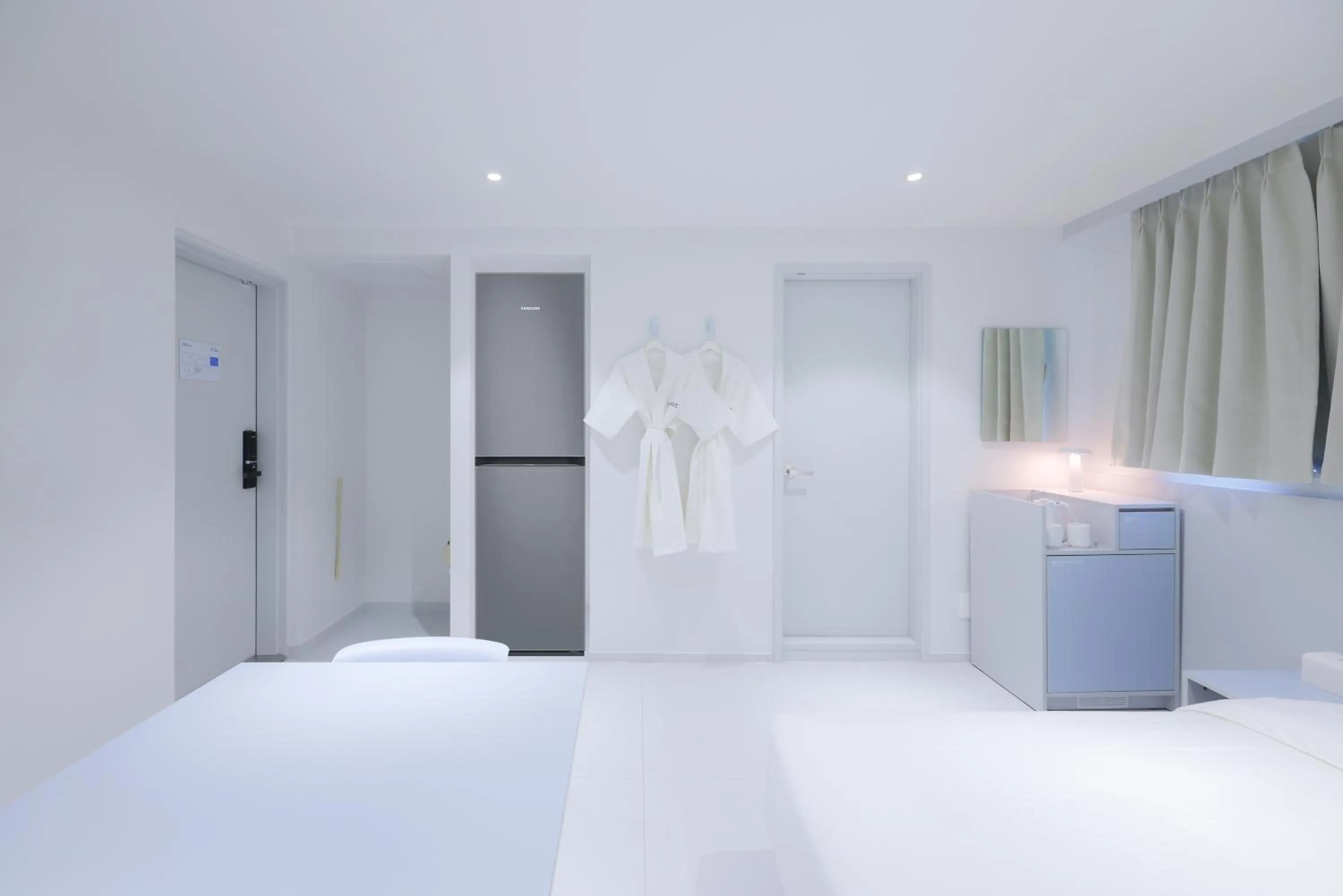 Bed in Anook Air Hotel Chuncheon