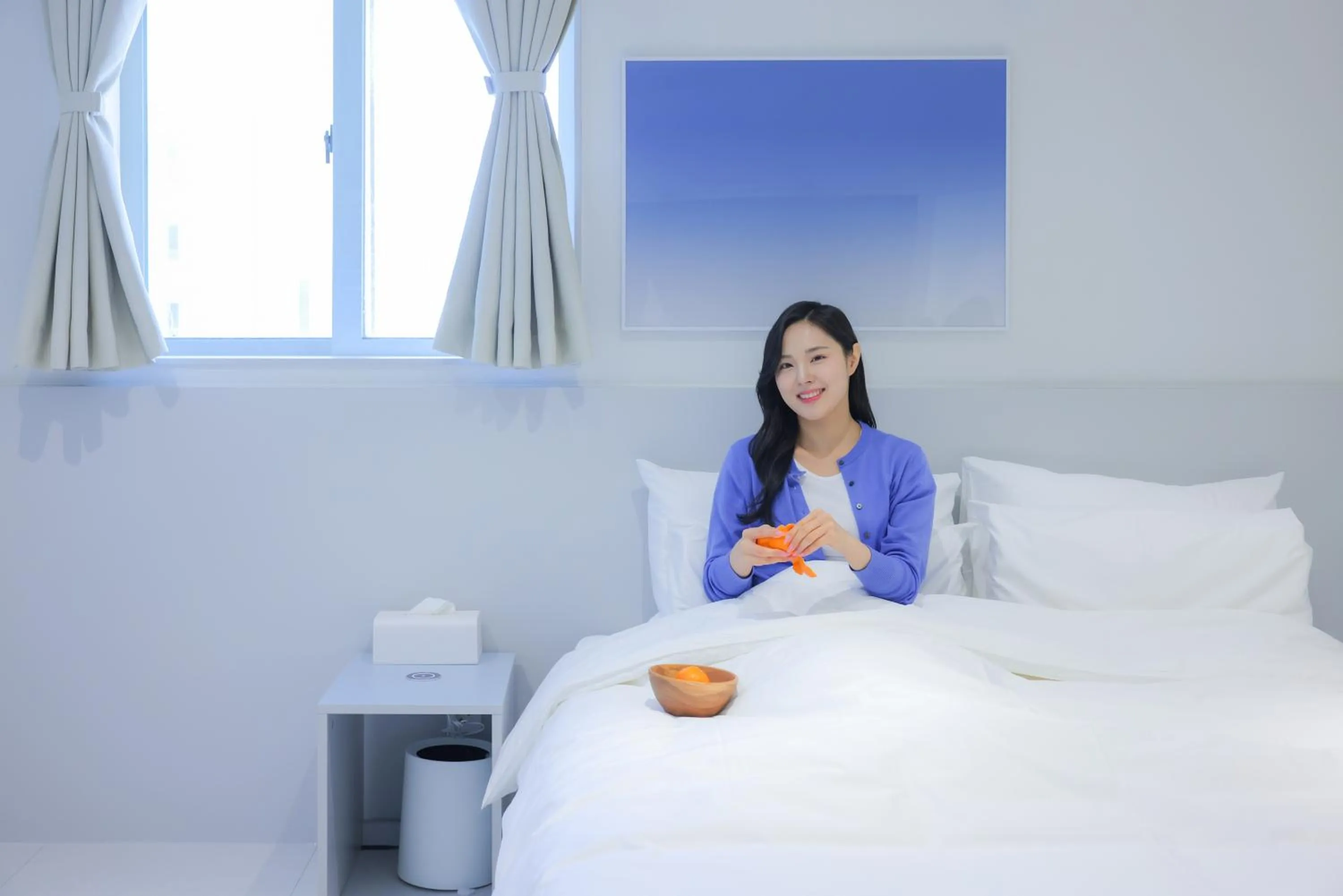 Bed in Anook Air Hotel Chuncheon