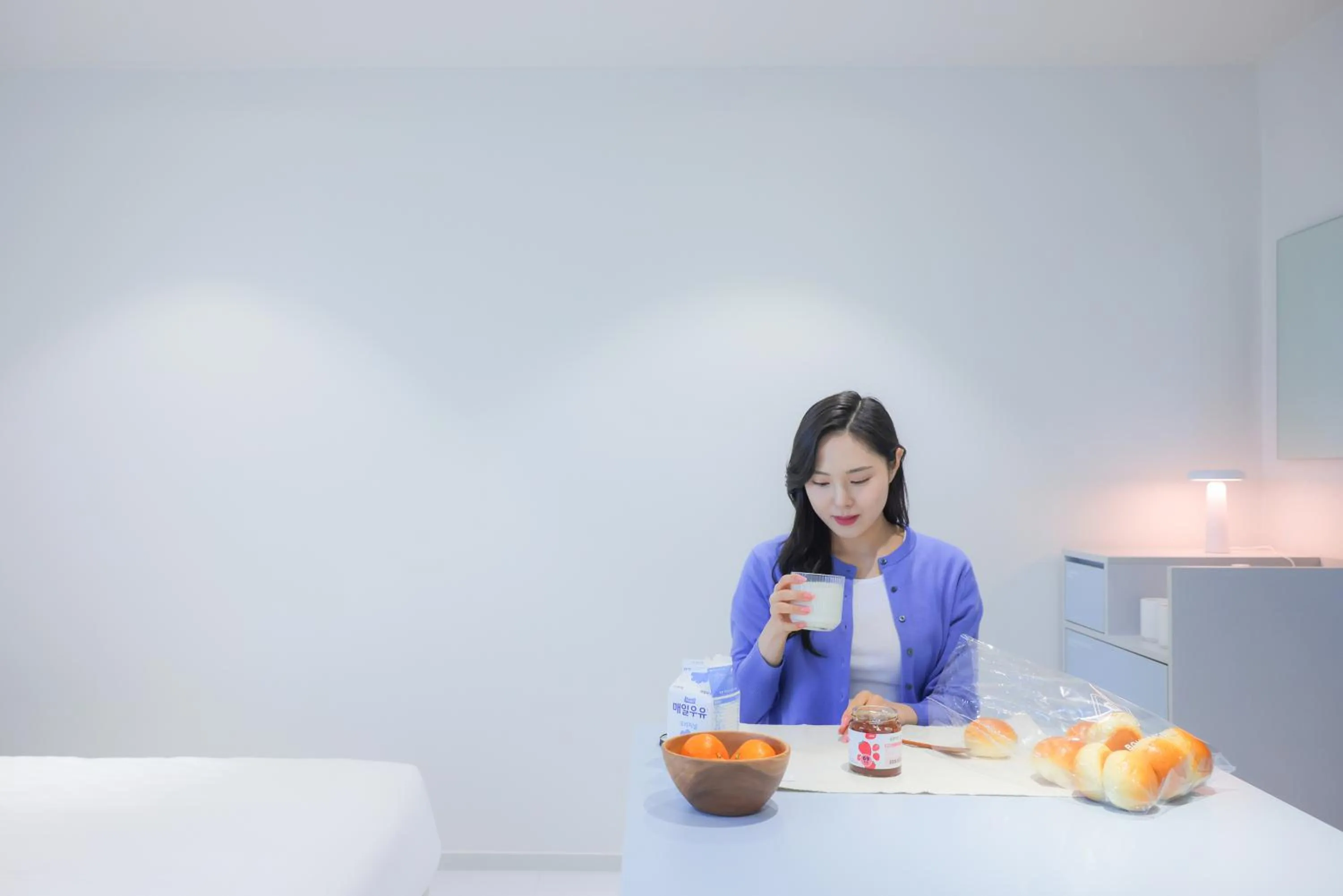 Bed in Anook Air Hotel Chuncheon