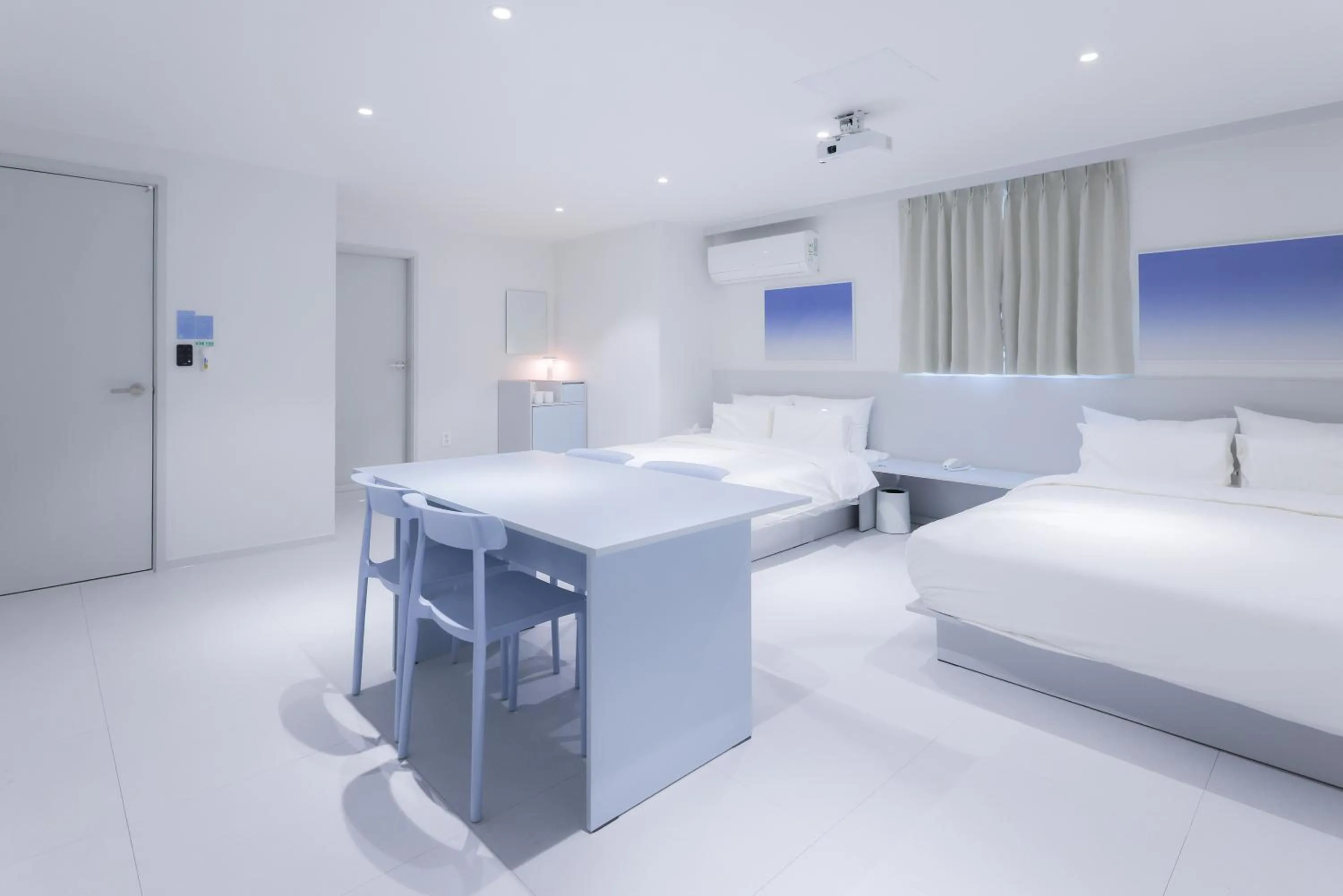 Bed in Anook Air Hotel Chuncheon