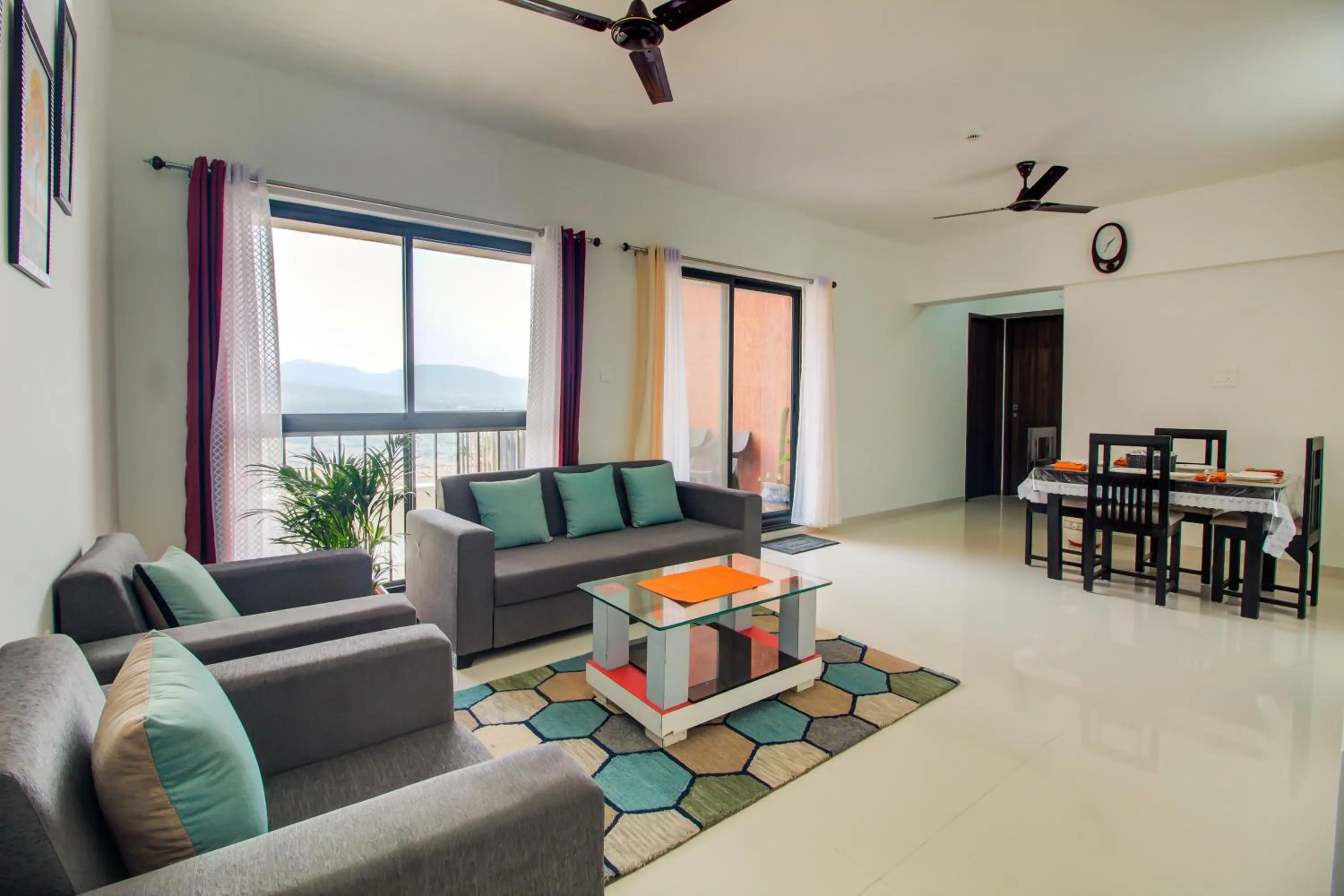 Living room in VibeStayZ Kedar Hinjewadi