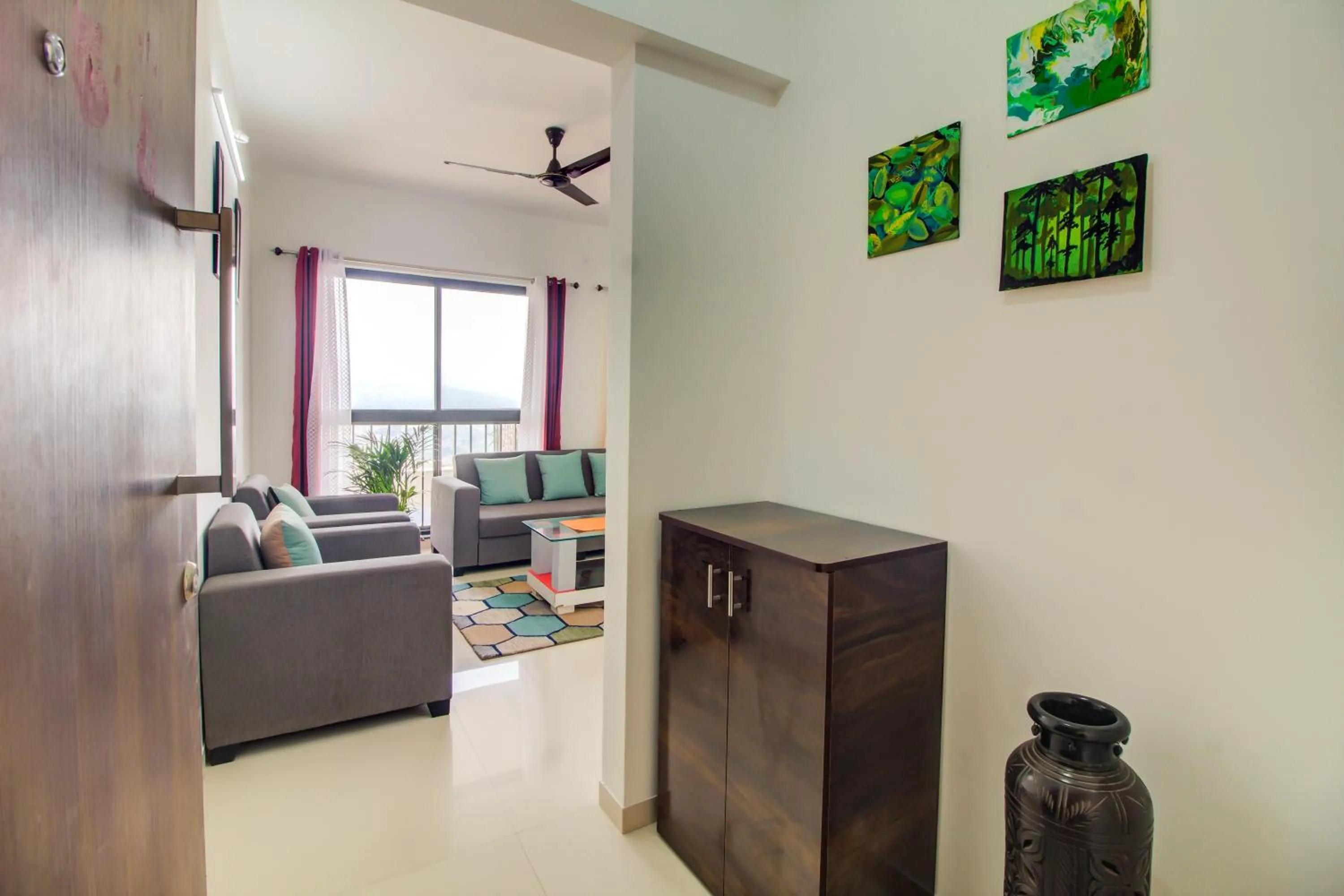 Living room in VibeStayZ Kedar Hinjewadi