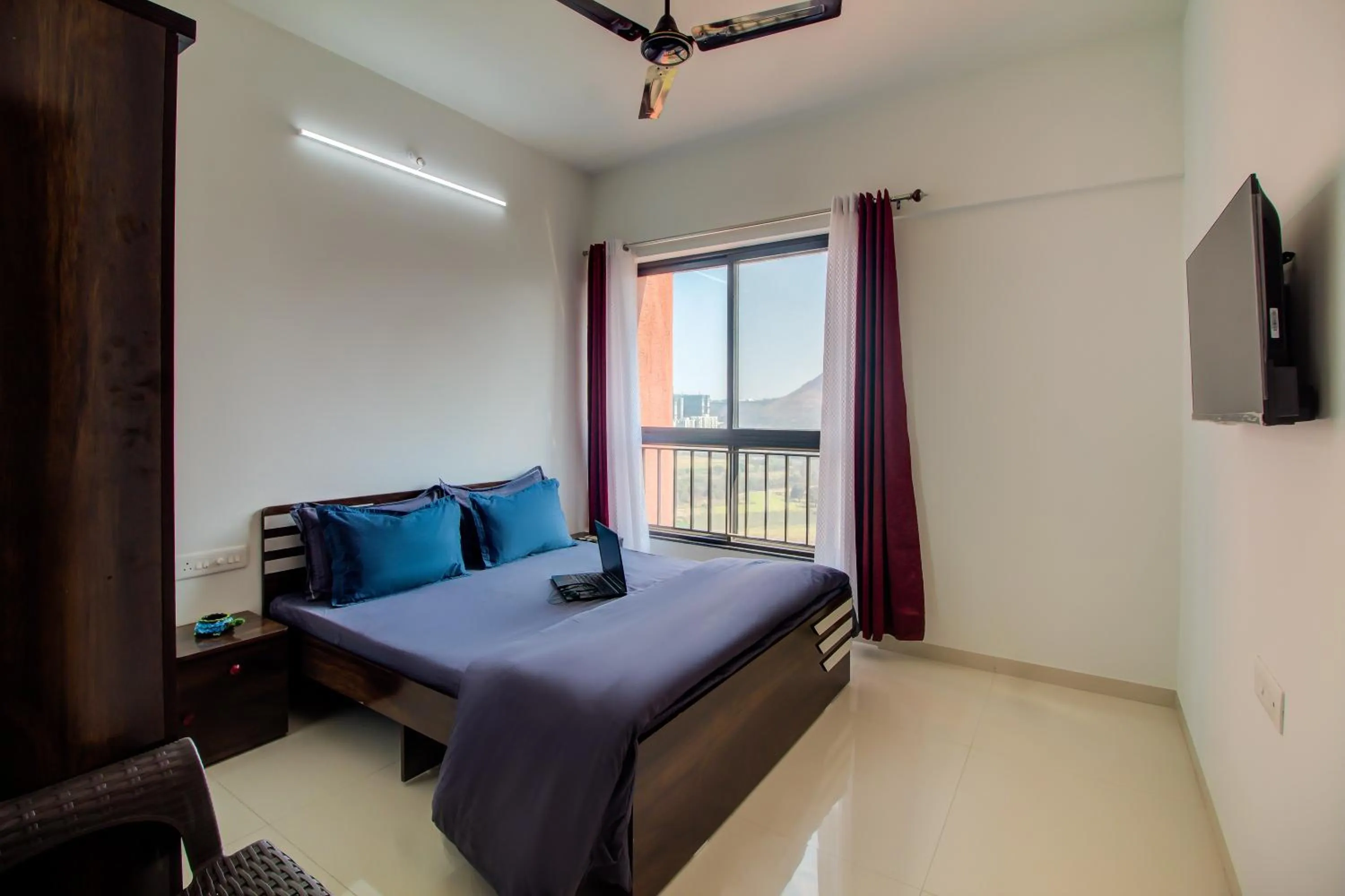 Bed in VibeStayZ Kedar Hinjewadi