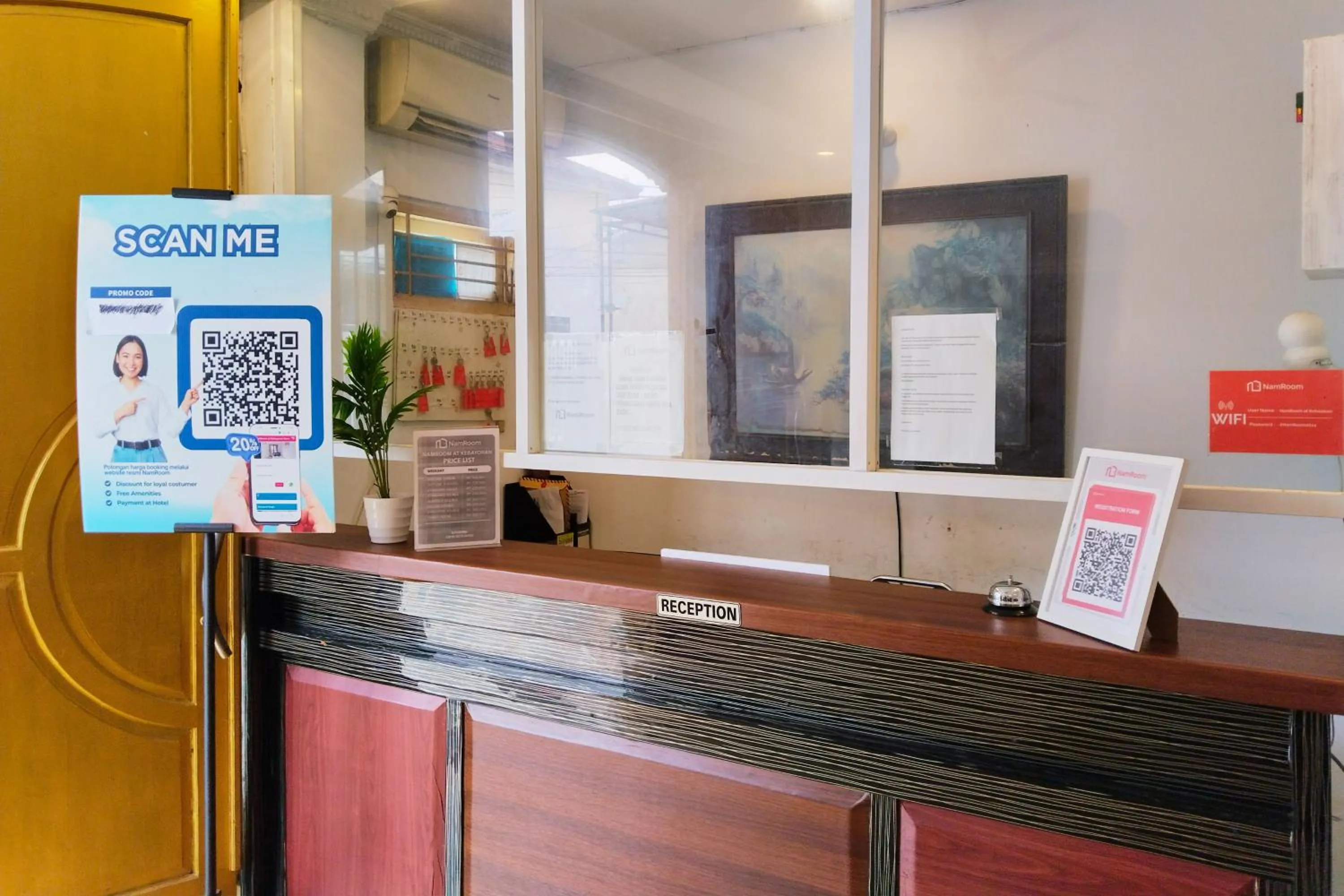 Lobby or reception in NamRoom at Kebayoran Baru