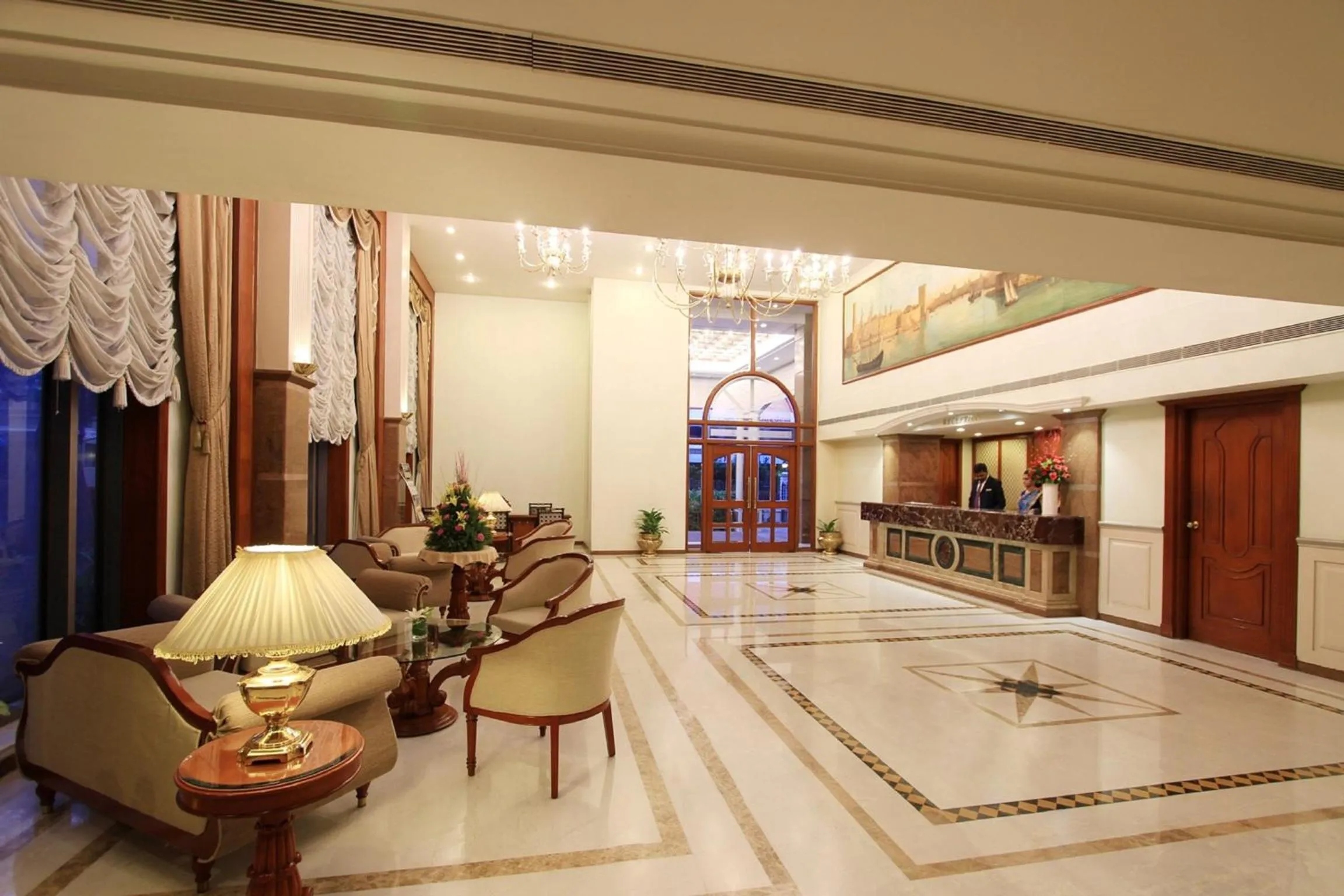 Lobby or reception in The Rialto Hotel