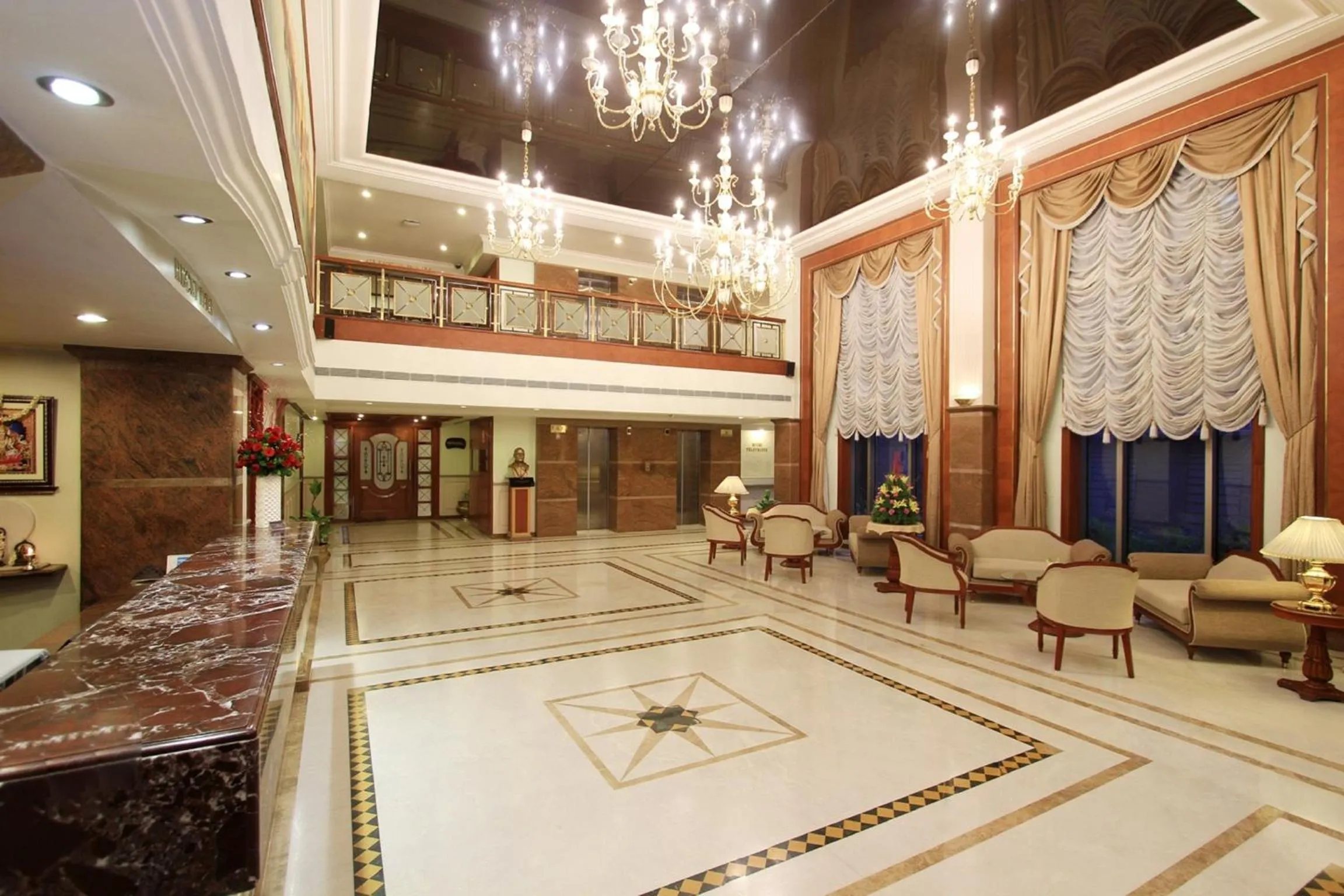 Lobby or reception in The Rialto Hotel