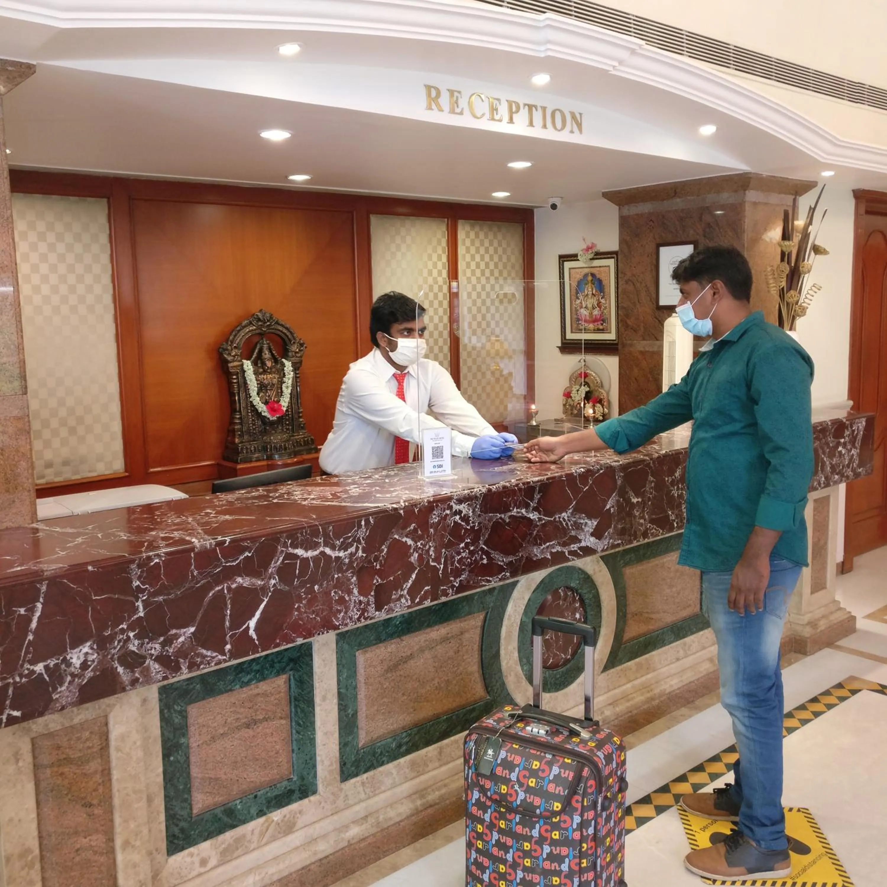 Lobby or reception in The Rialto Hotel