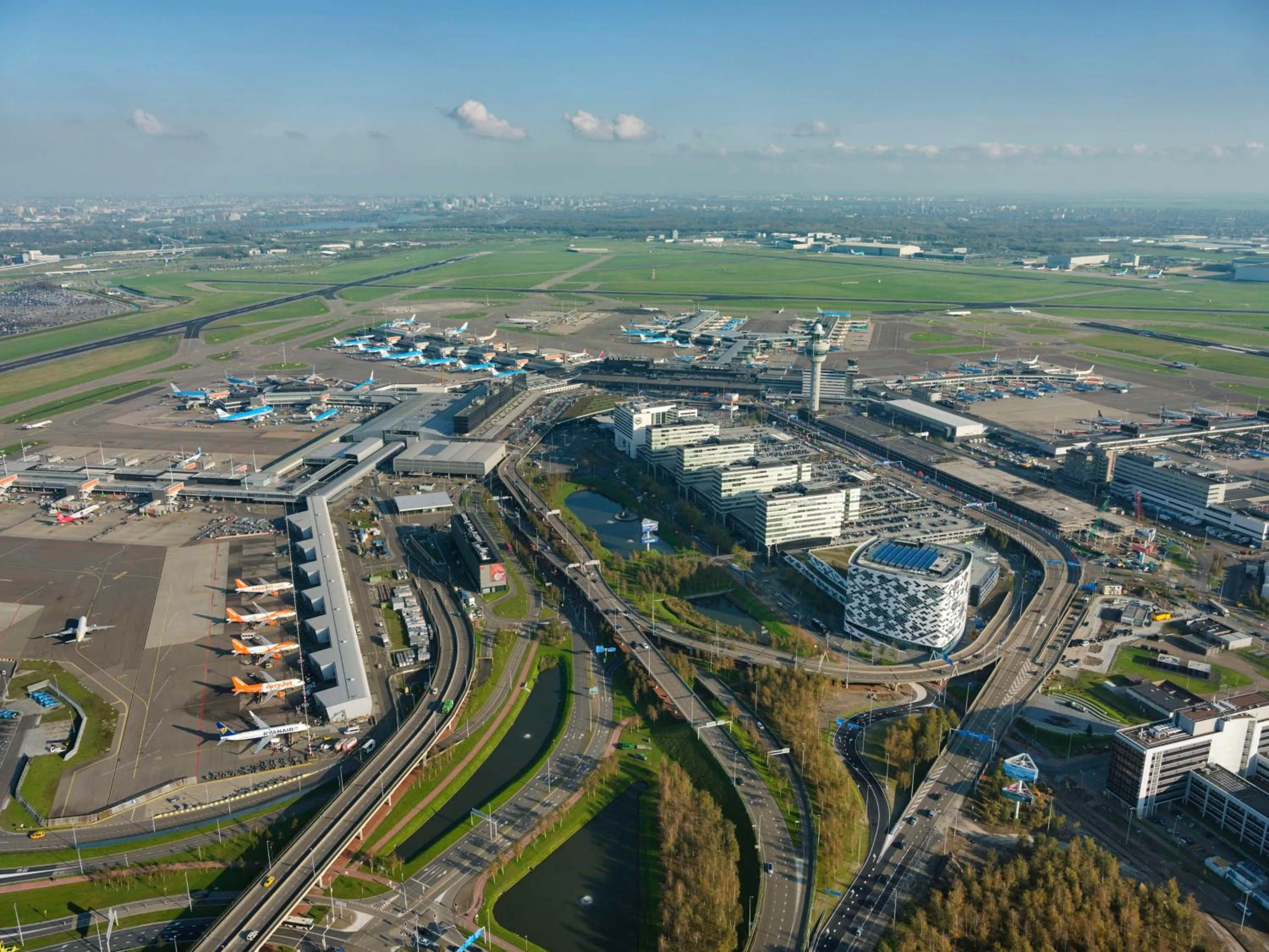 Property building in Hilton Amsterdam Airport Schiphol