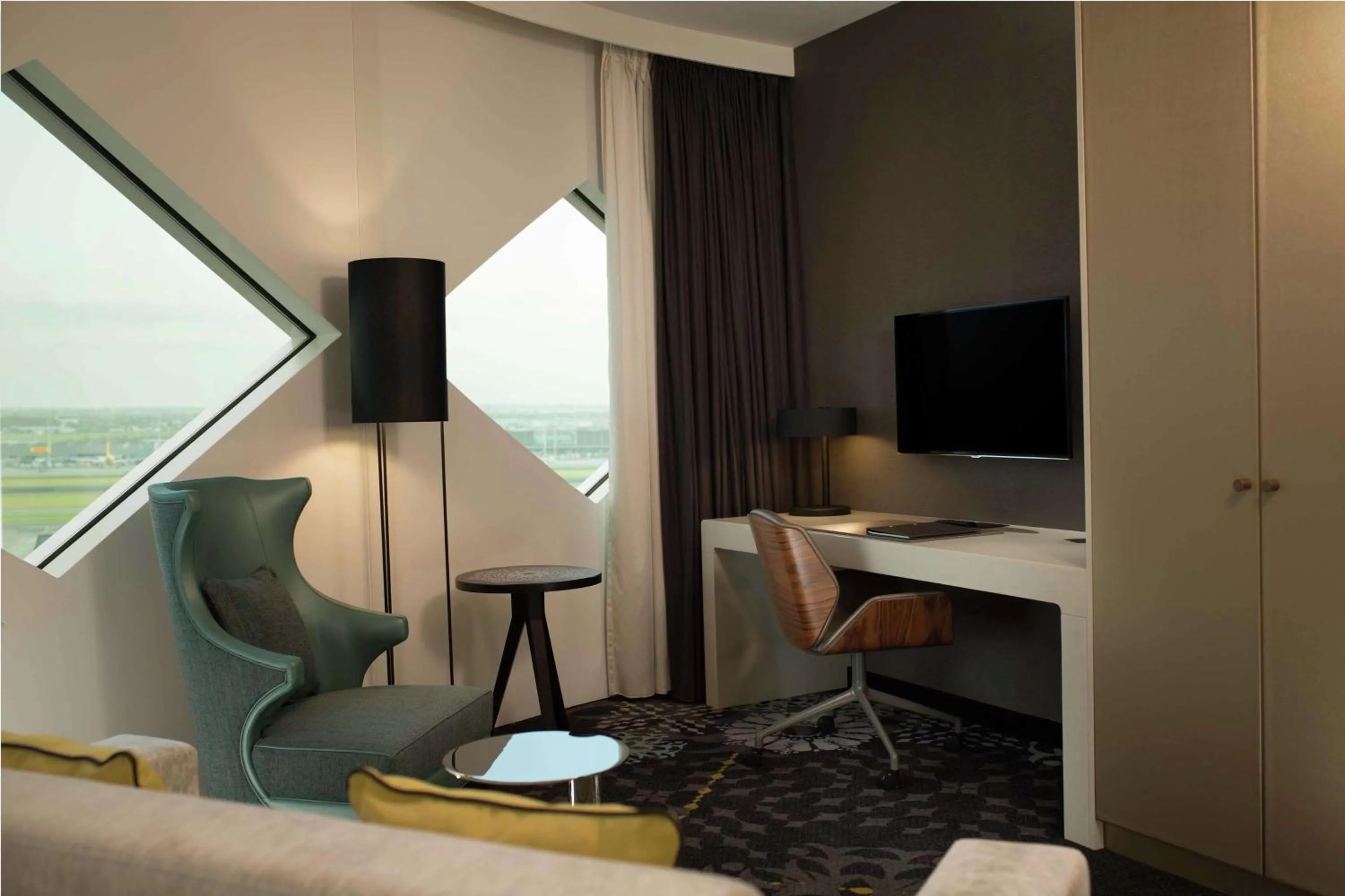 Bedroom in Hilton Amsterdam Airport Schiphol