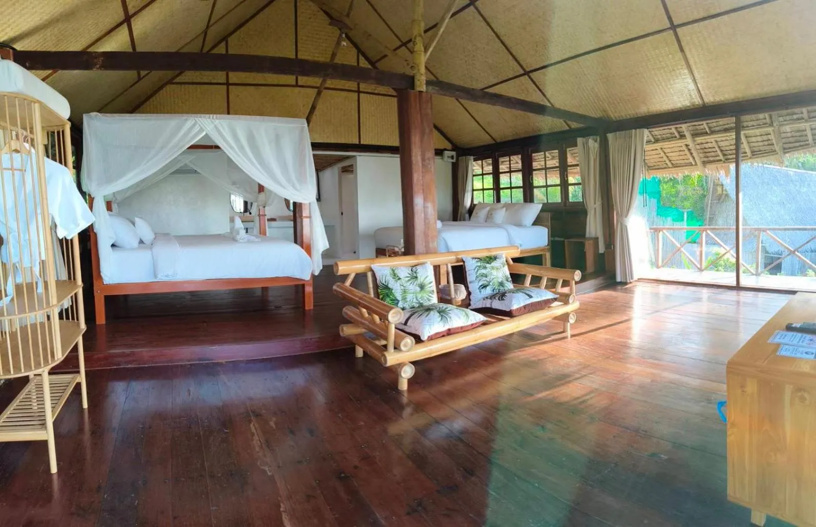 Bed in RoomQuest THEVA Resort Koh Samui