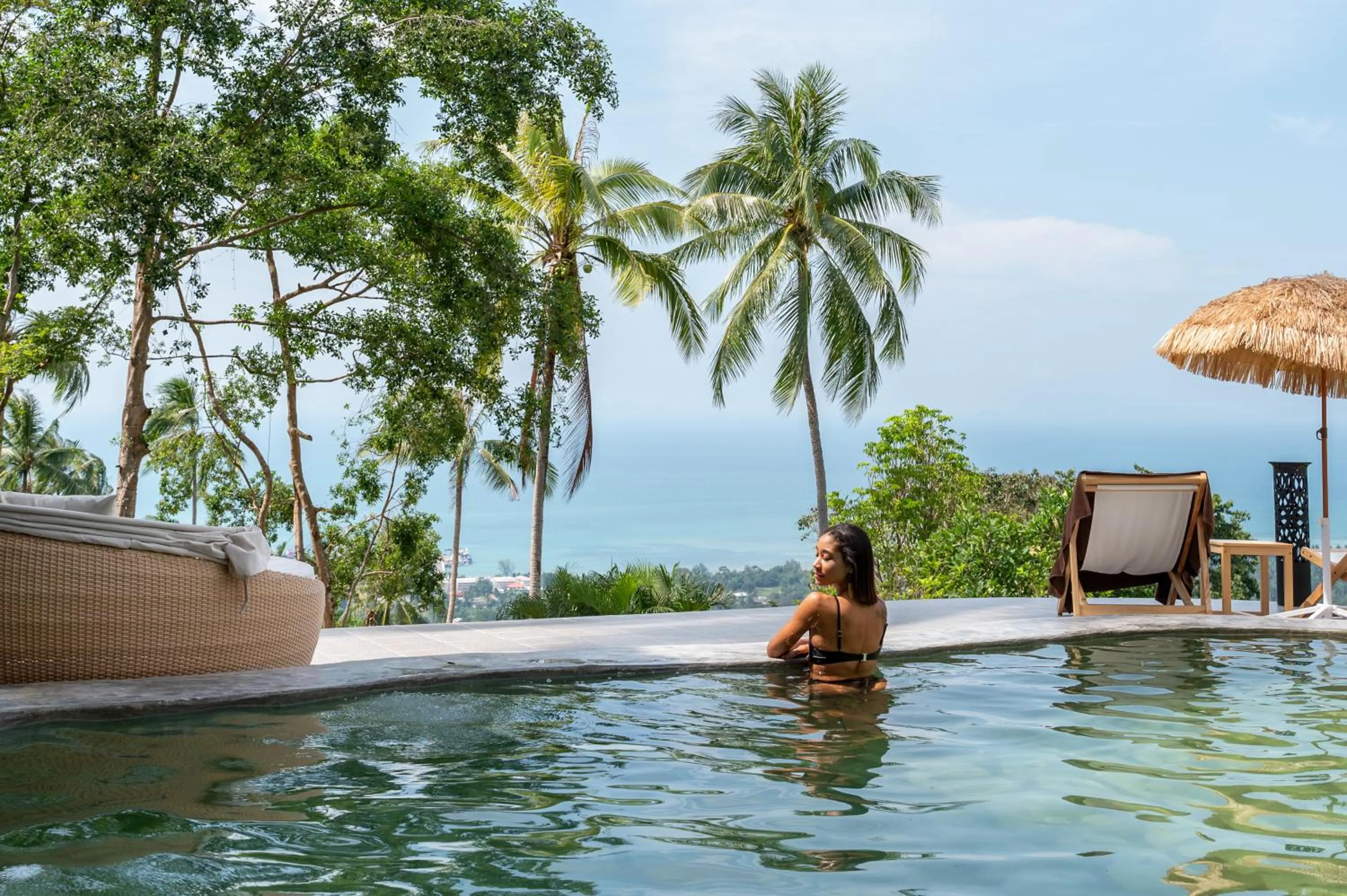 Sea view in RoomQuest THEVA Resort Koh Samui