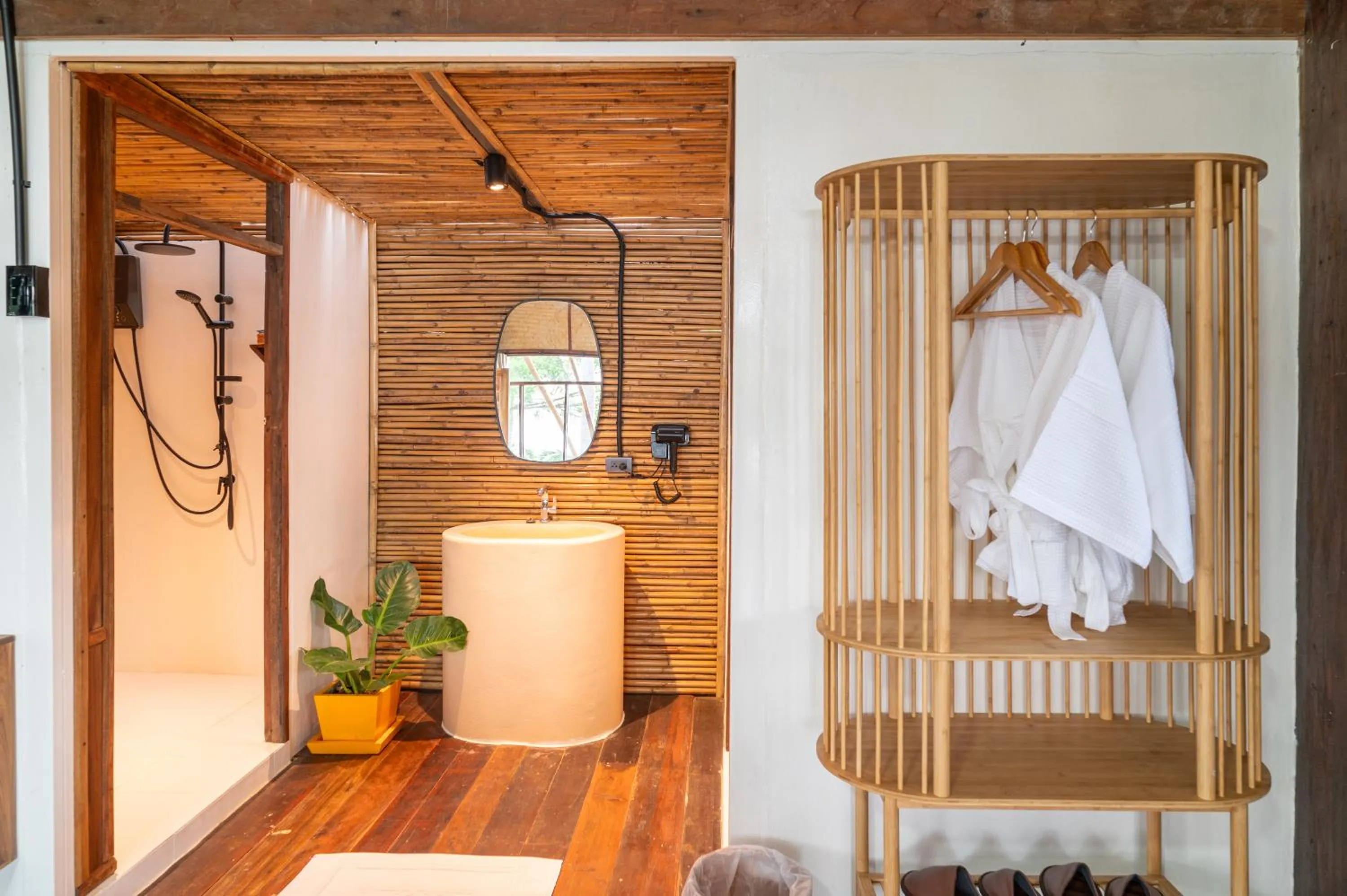 Toilet in RoomQuest THEVA Resort Koh Samui