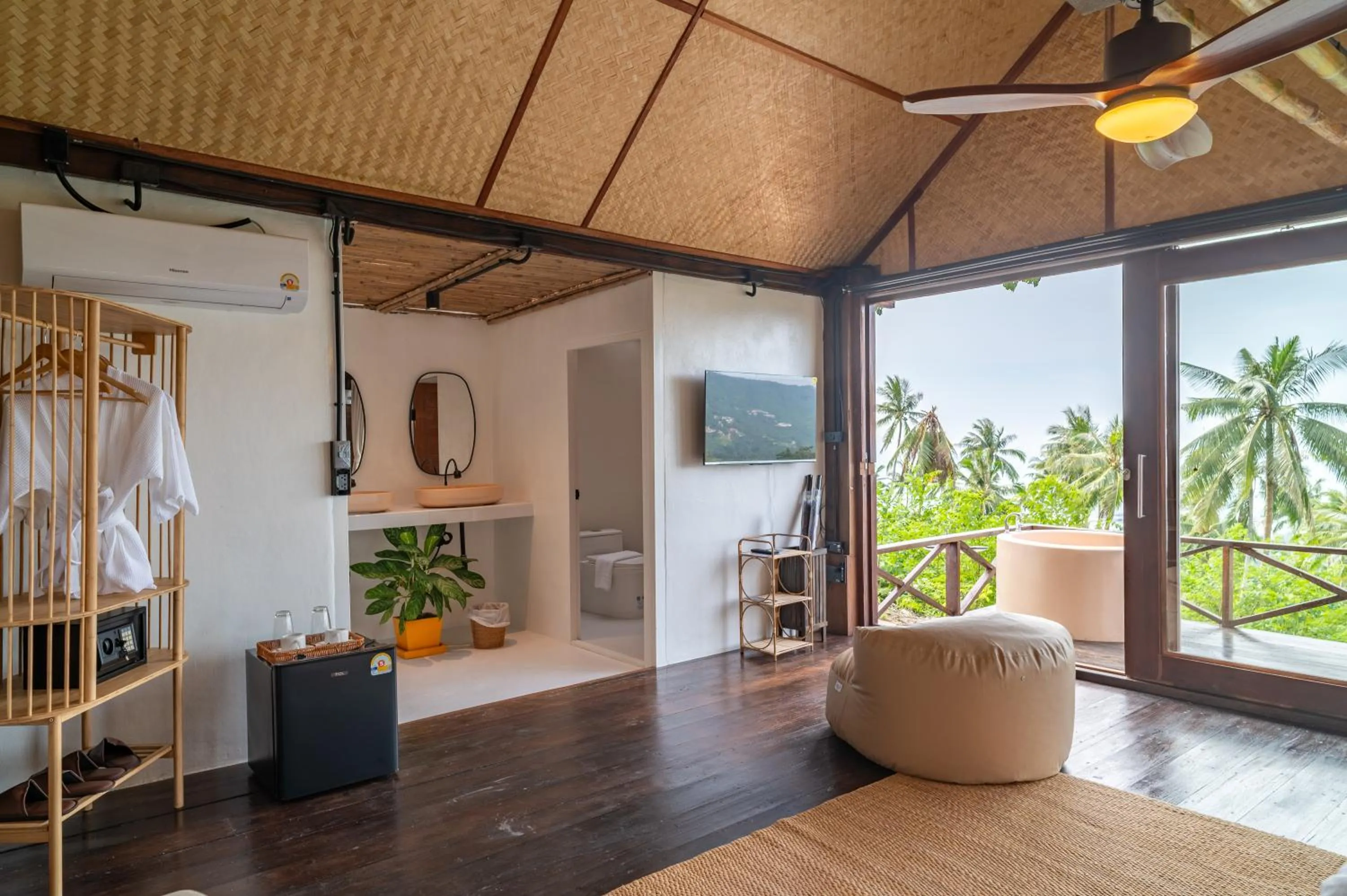 View (from property/room) in RoomQuest THEVA Resort Koh Samui