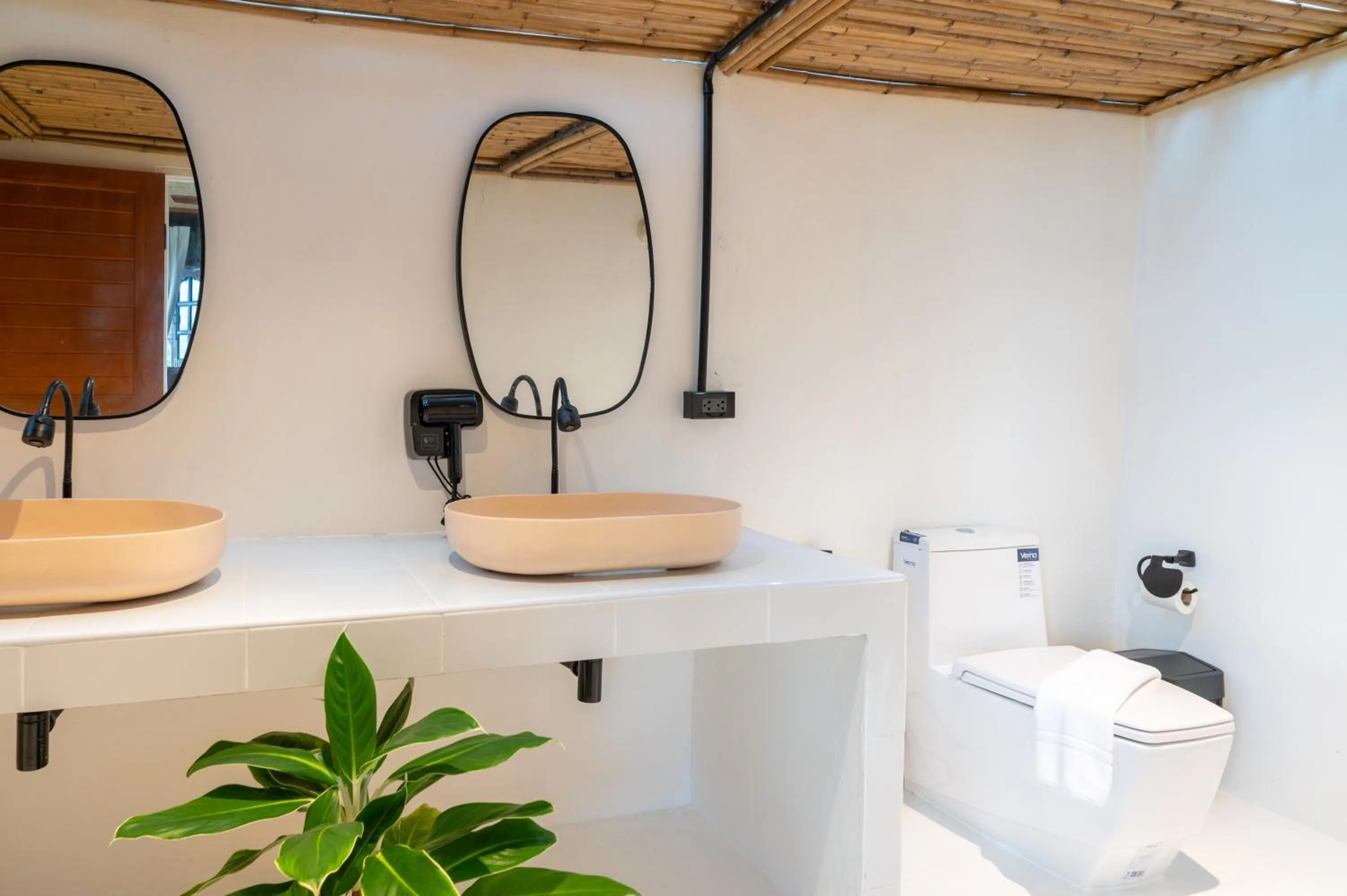 Toilet in RoomQuest THEVA Resort Koh Samui