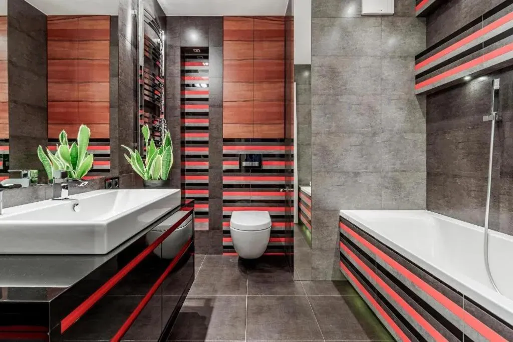 Bathroom in inQse Warsaw Centre