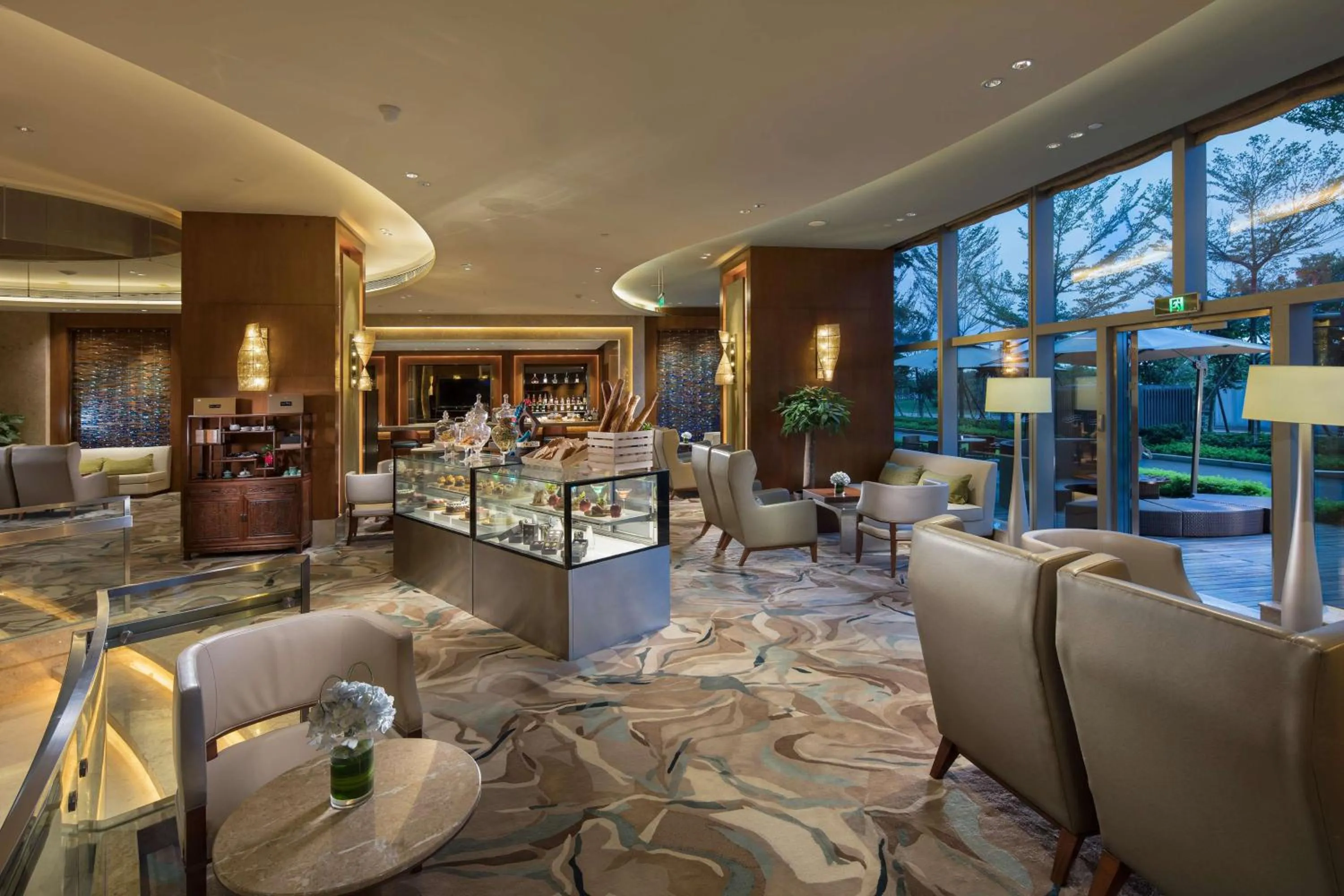 Lobby or reception in DoubleTree by Hilton Hotel Xiamen - Wuyuan Bay