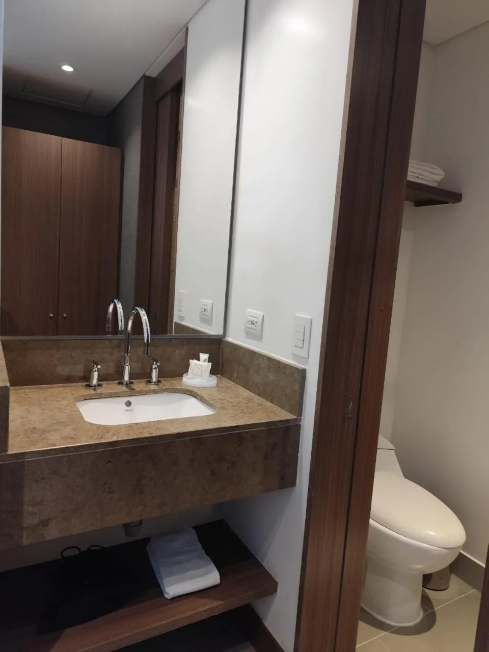 Bathroom in Hampton by Hilton Bogota Usaquen