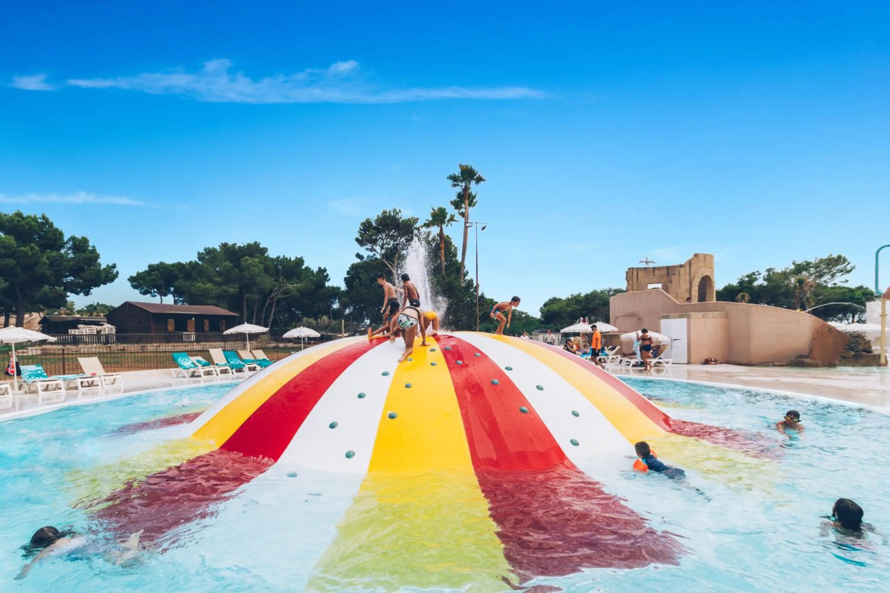 Aqua park in Iberostar Waves Club Cala Barca All Inclusive