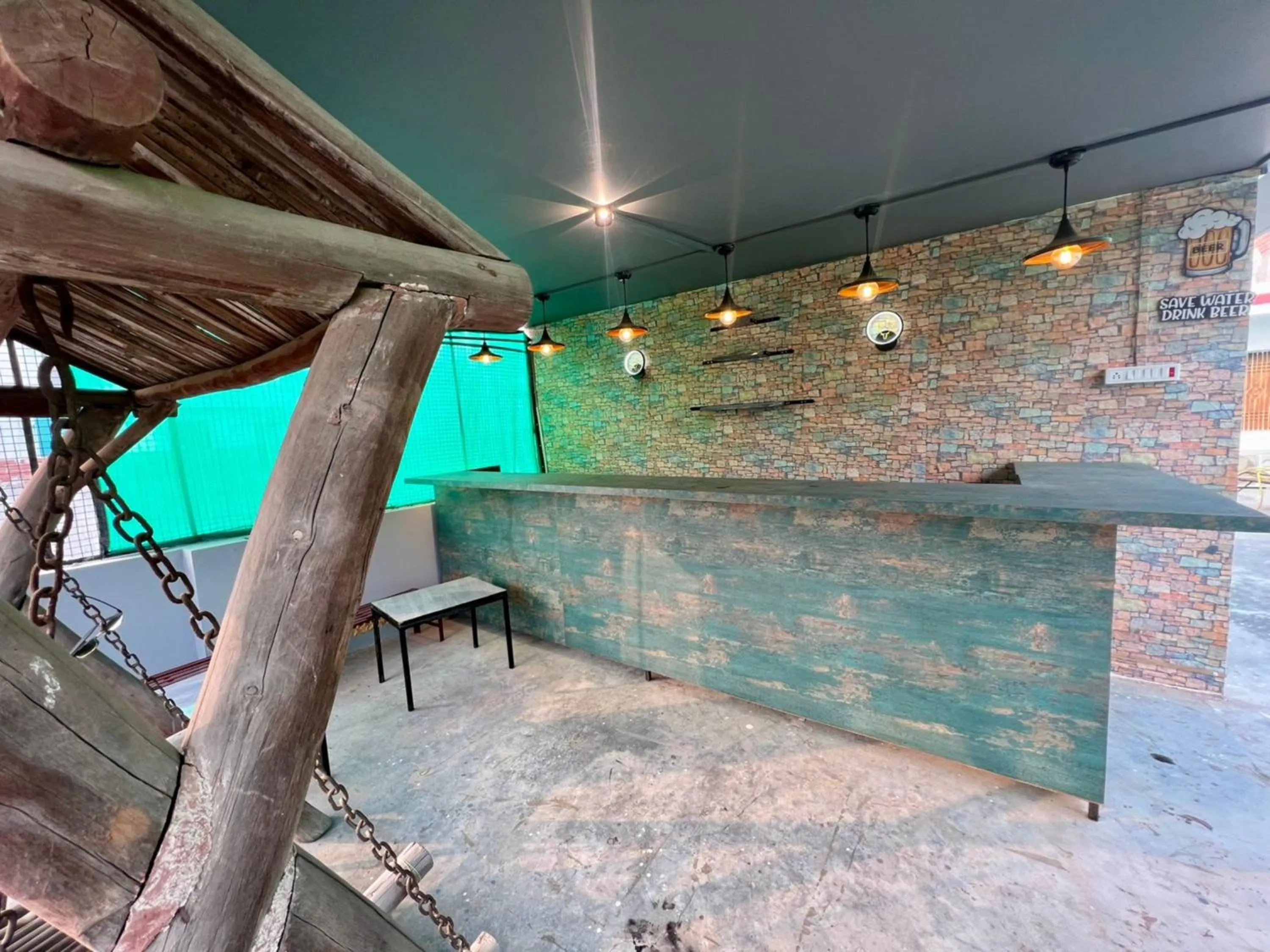 Hot Tub in Om Kashi Villa