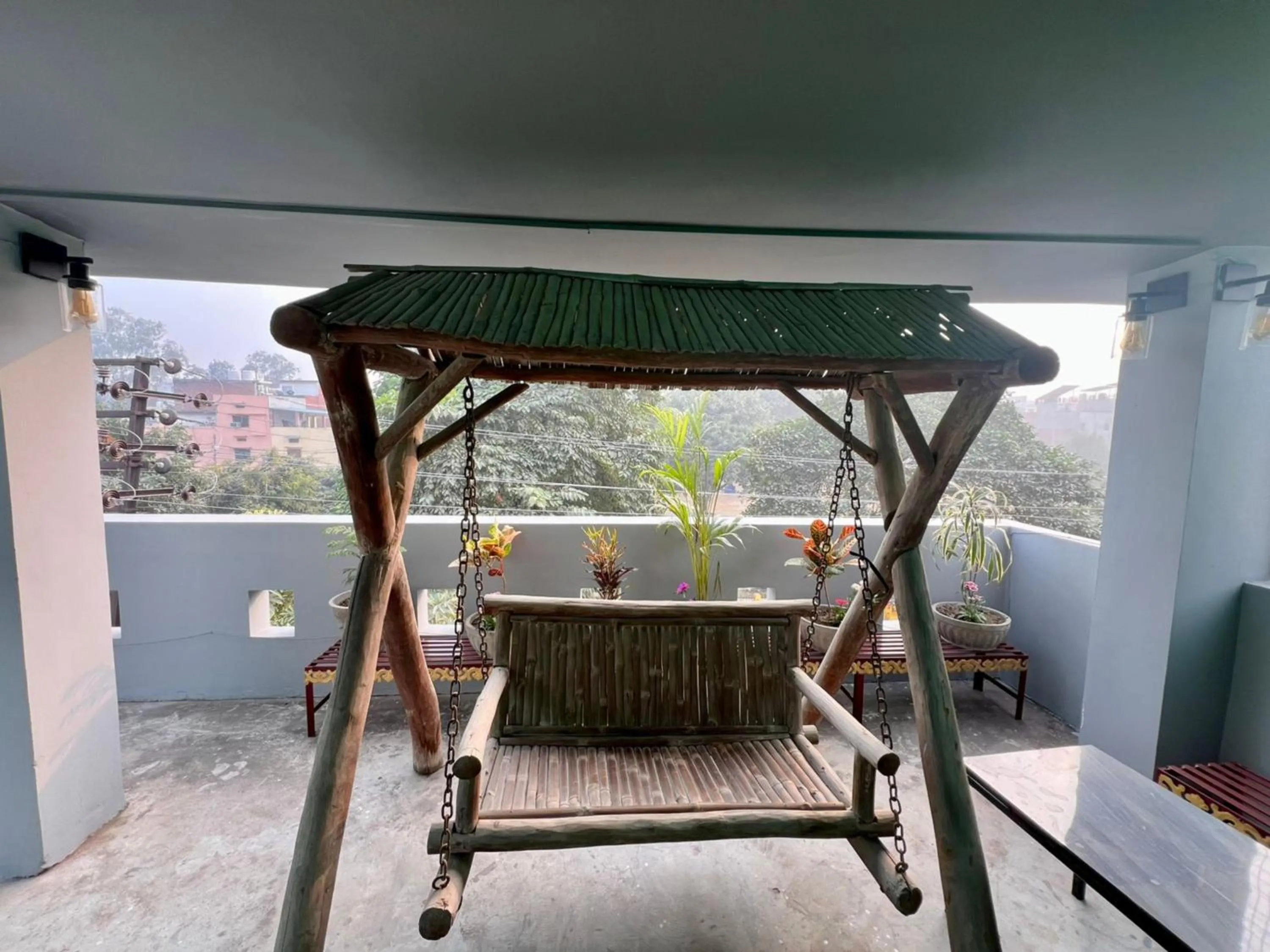 Patio in Om Kashi Villa