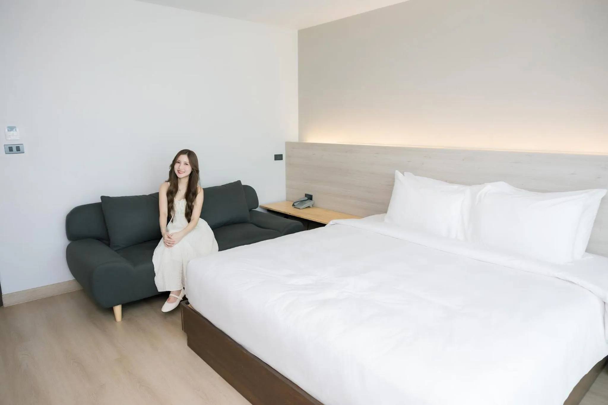 Bed in The Horizon Groove Hotel