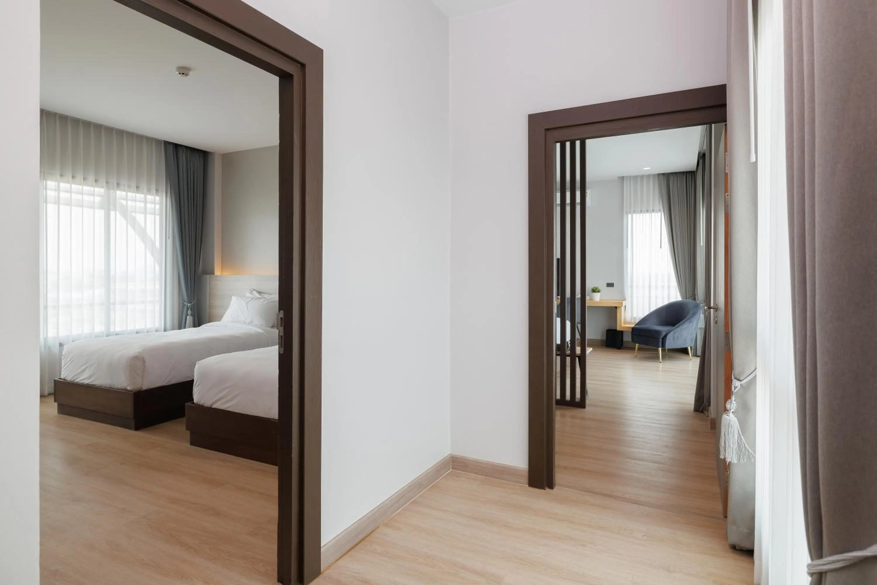 Bed in The Horizon Groove Hotel