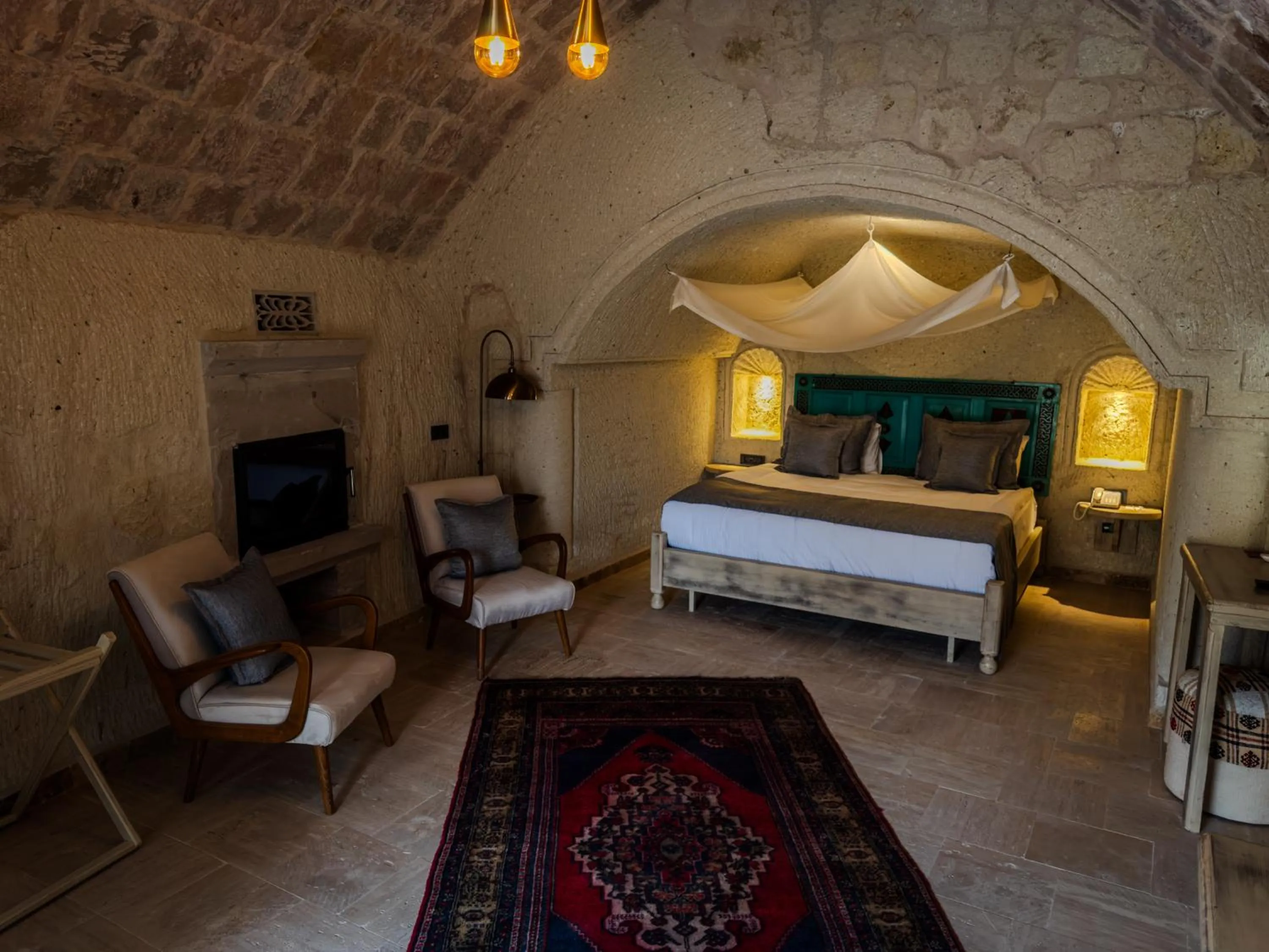 Bed in Zemi Hotel Cappadocia
