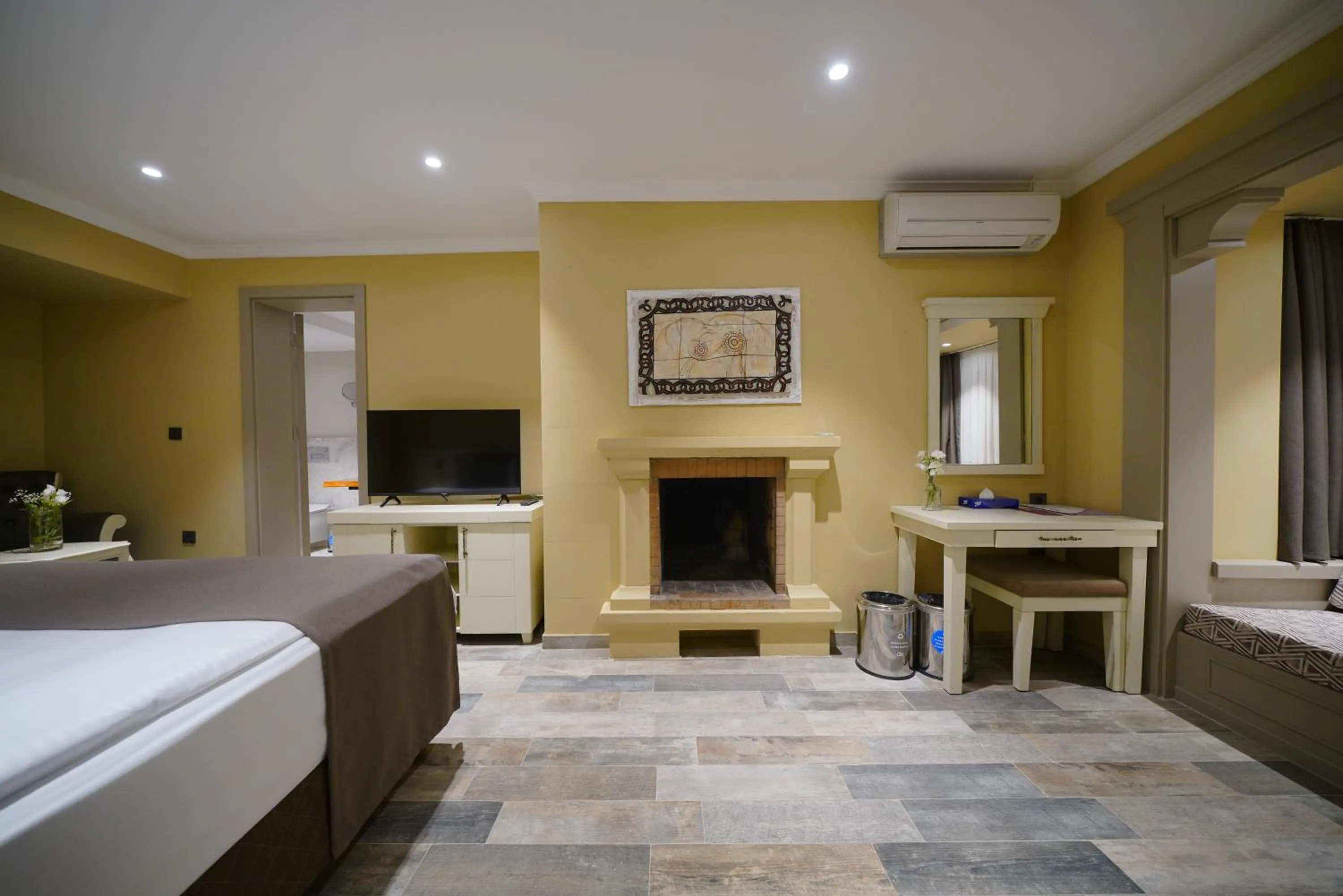 Bed in Zemi Hotel Cappadocia