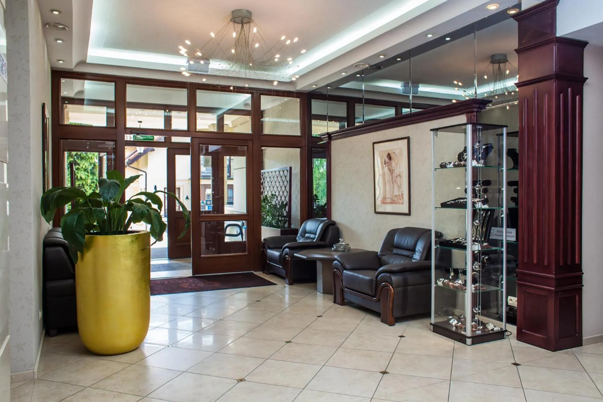 Lobby or reception in Hotel Rigga