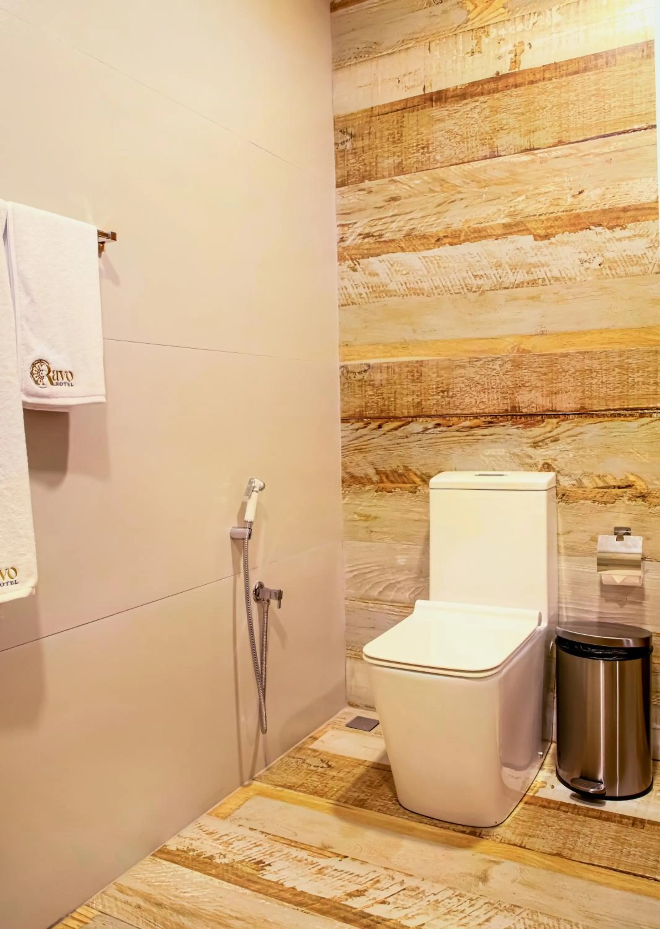 Toilet in Ravo Hotel