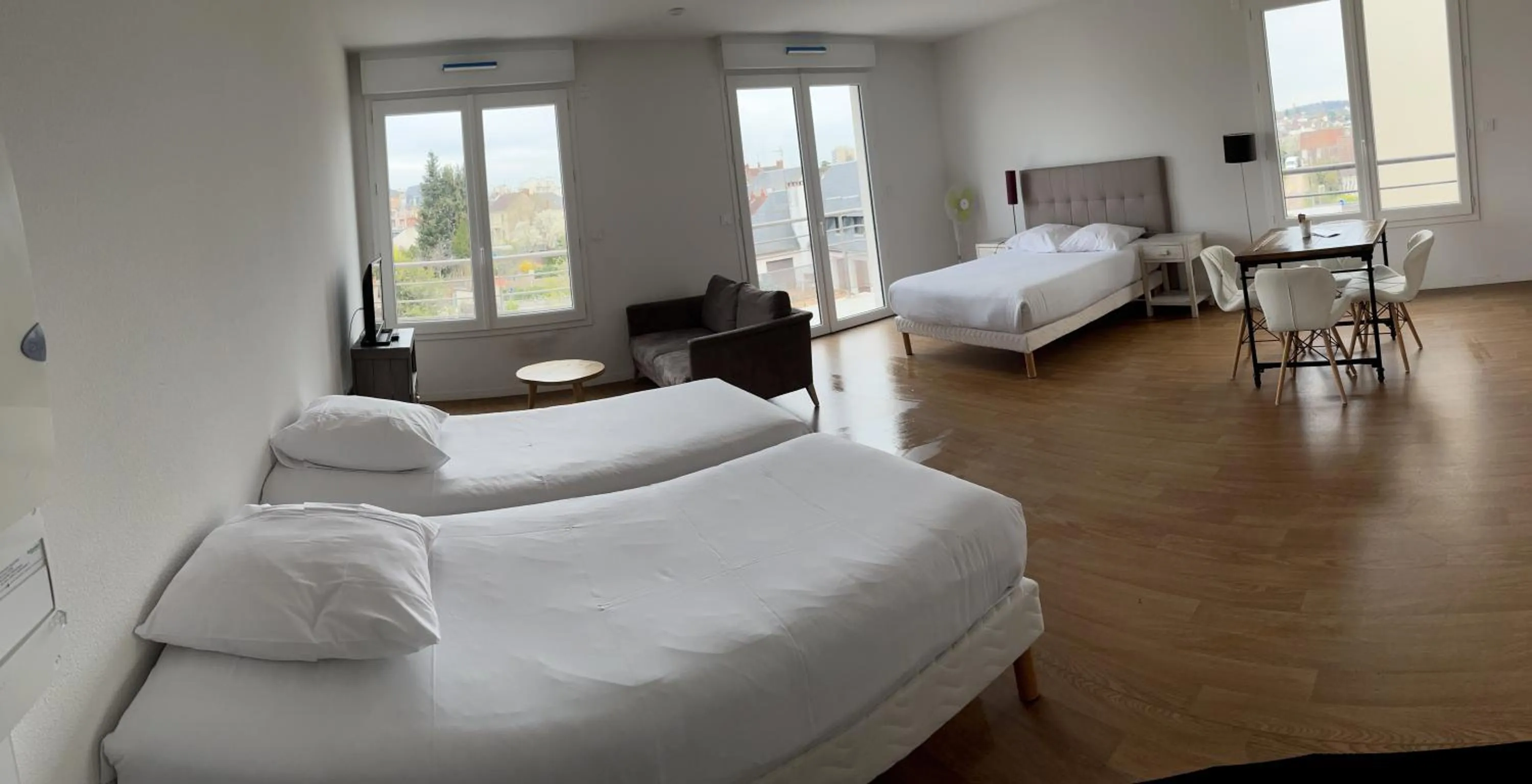 Bed in Zenao Appart'Hotel