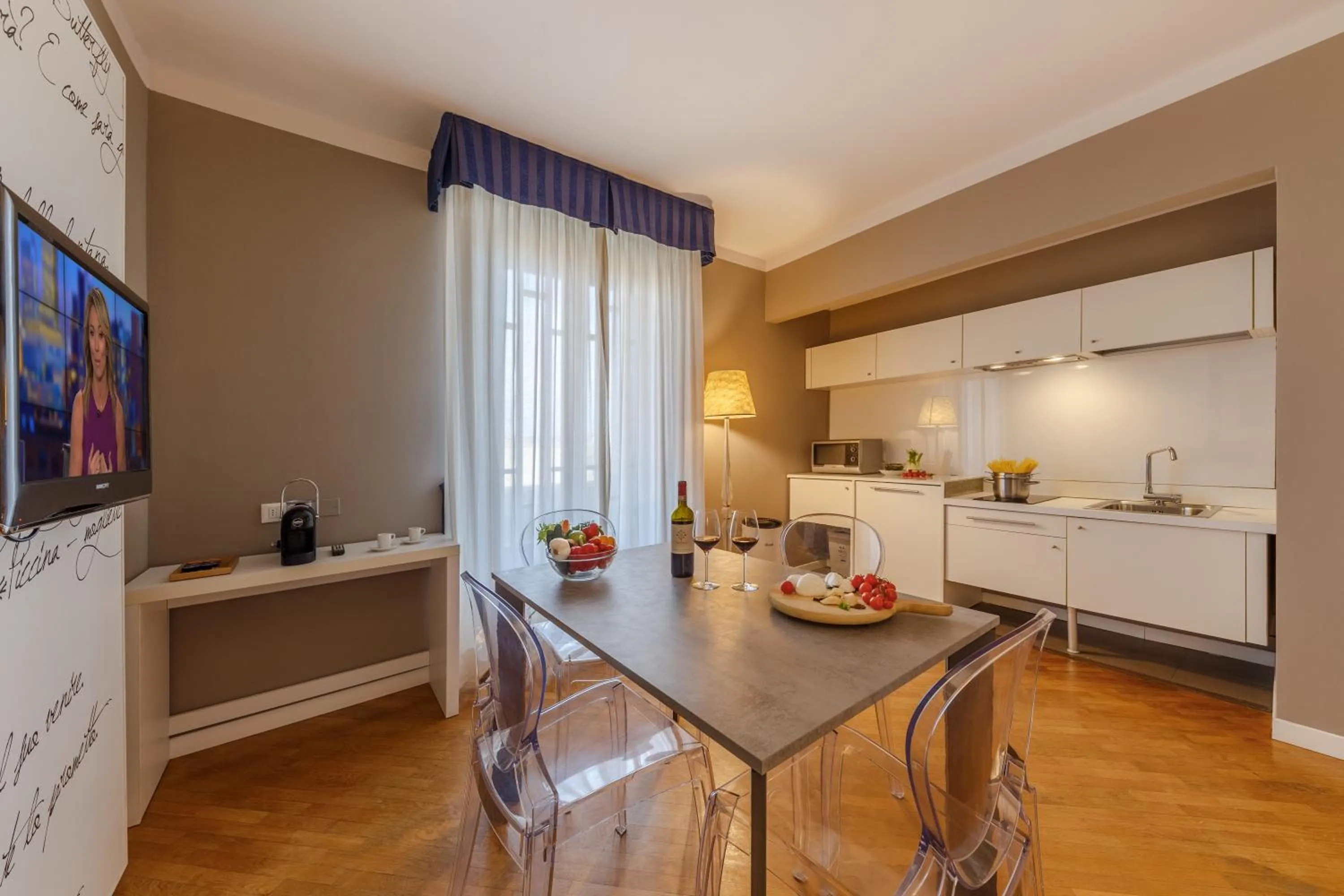 Kitchen or kitchenette in Hotel Residence Esplanade