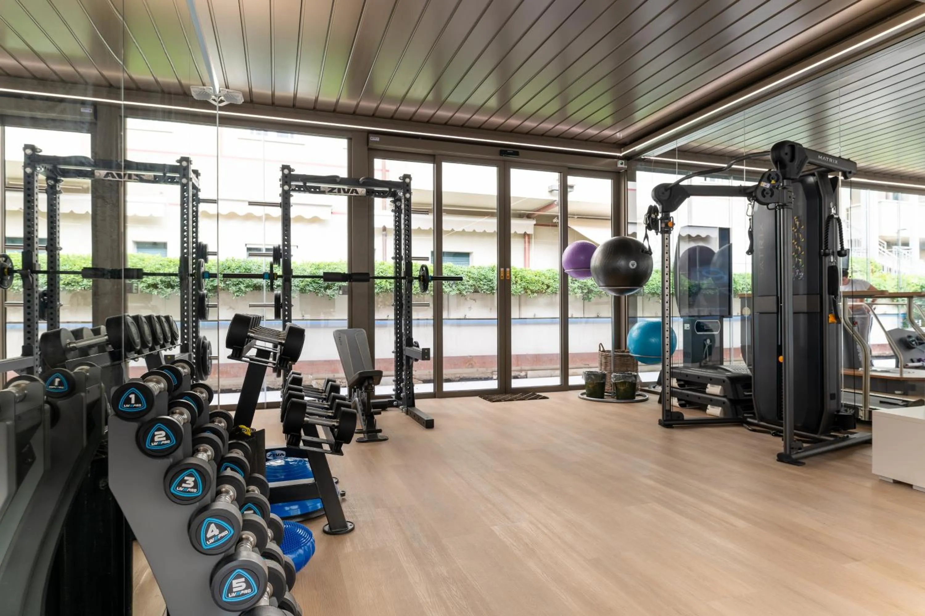 Fitness centre/facilities in Hotel Residence Esplanade