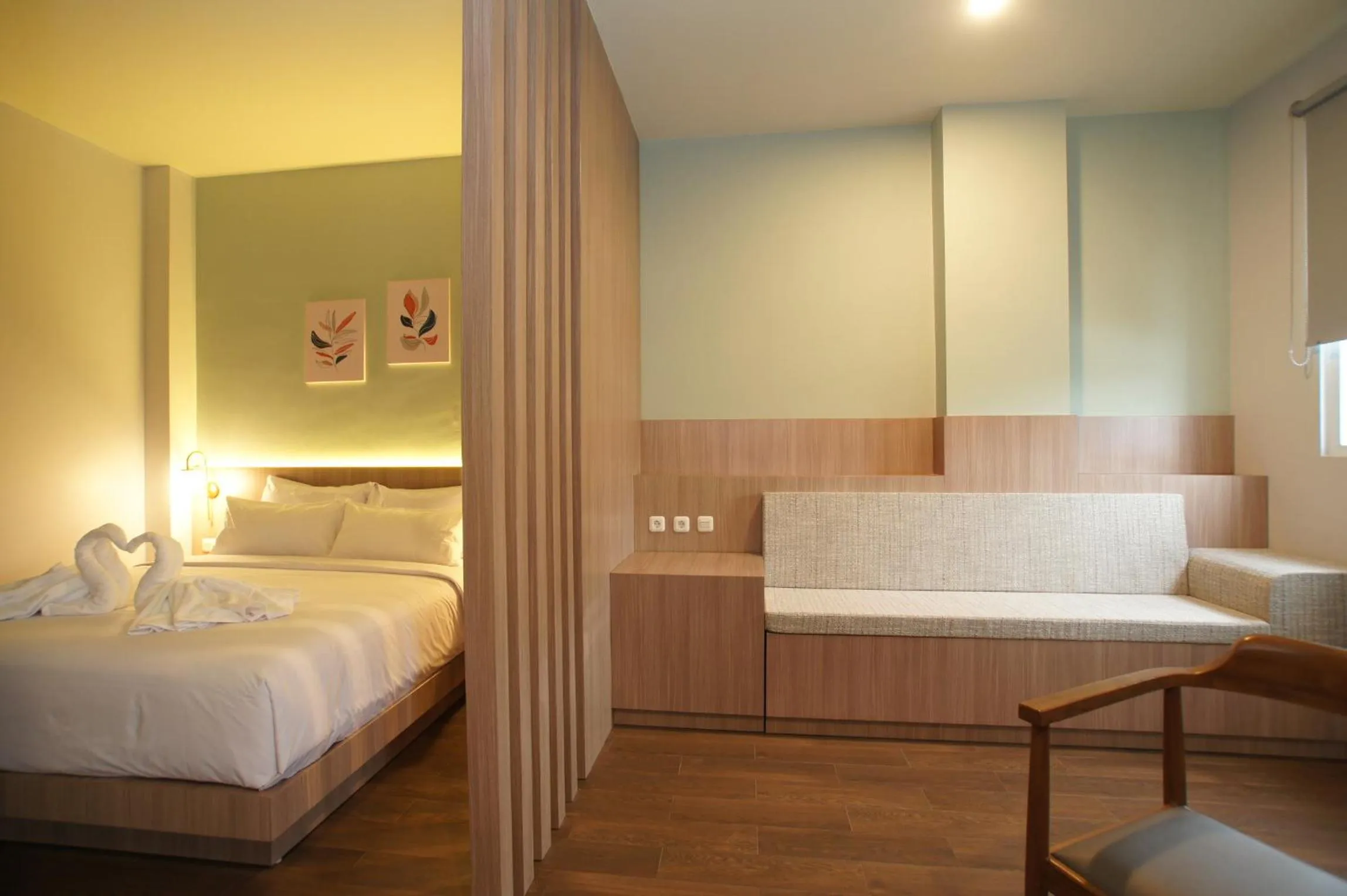 Bed in Hexton Hotel Lampung by Amazing