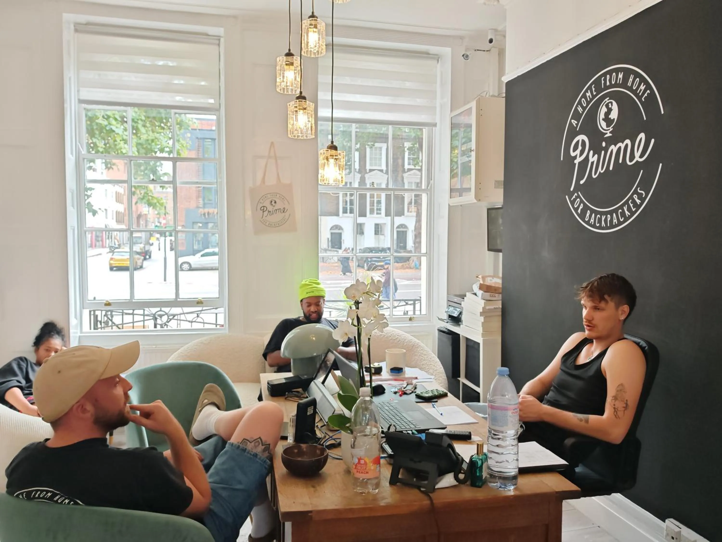 Lobby or reception in Prime Backpackers Angel