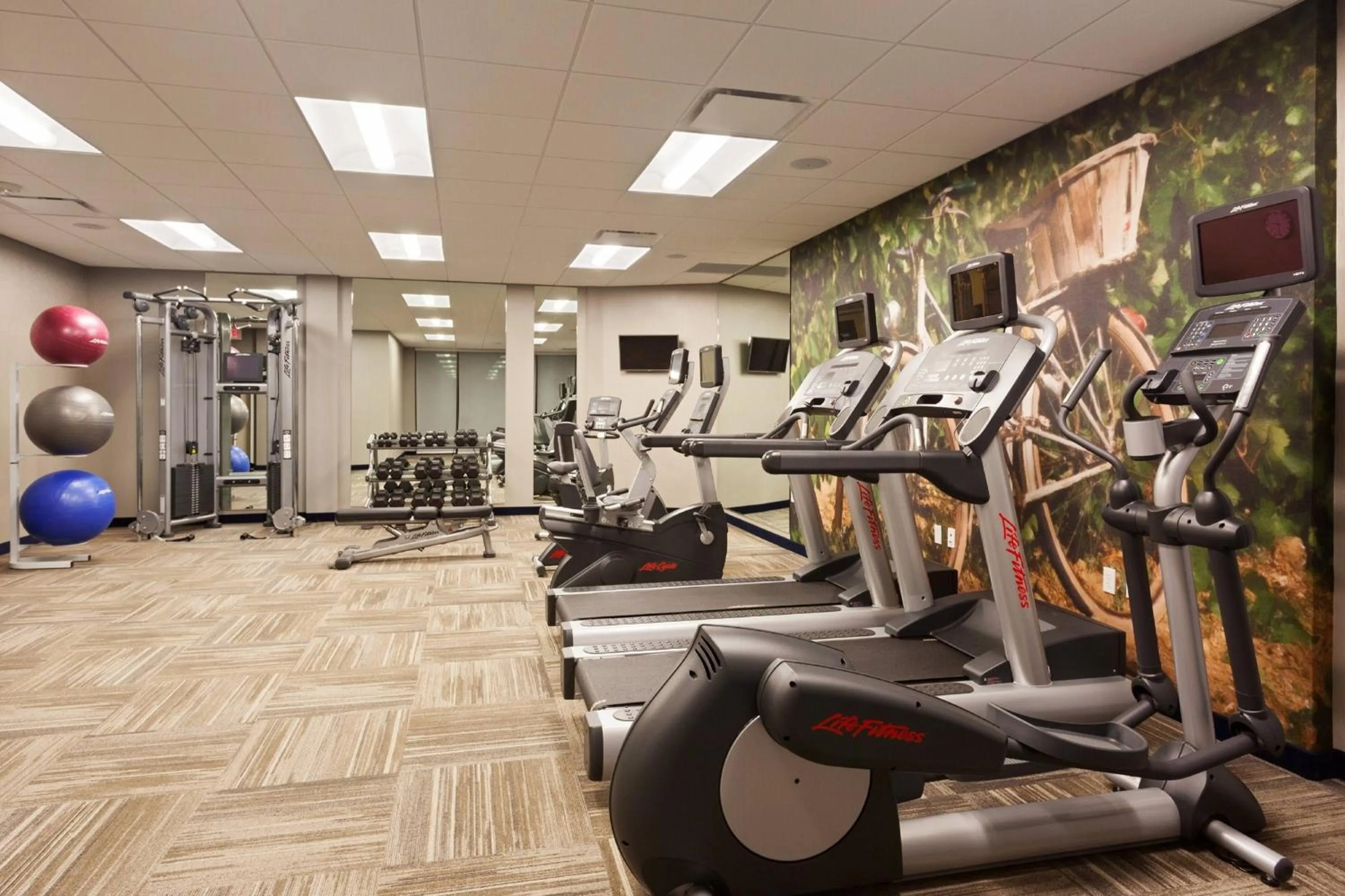 Fitness centre/facilities in SpringHill Suites by Marriott Paso Robles Atascadero