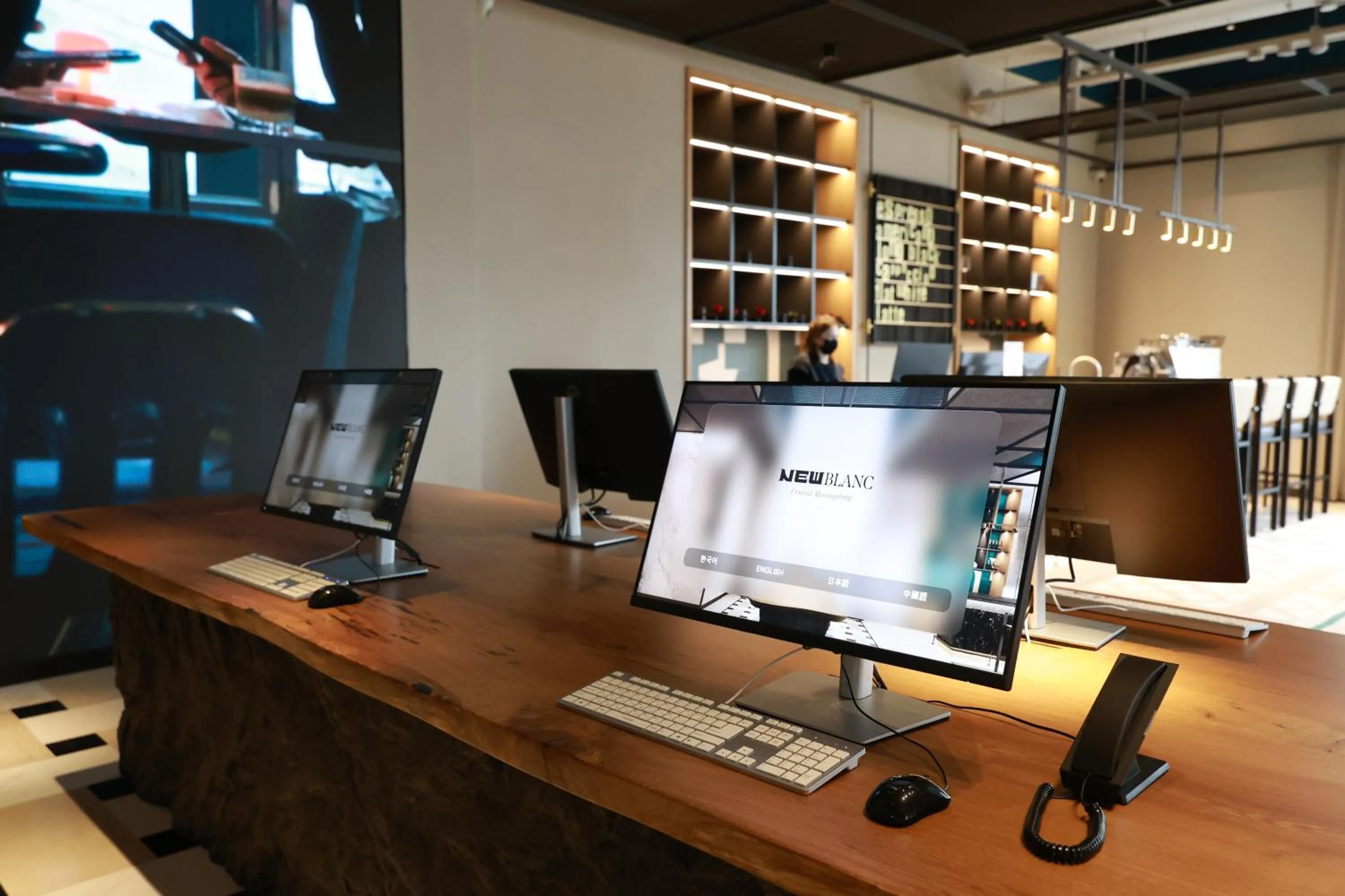 Lobby or reception in New Blanc Central Myeongdong