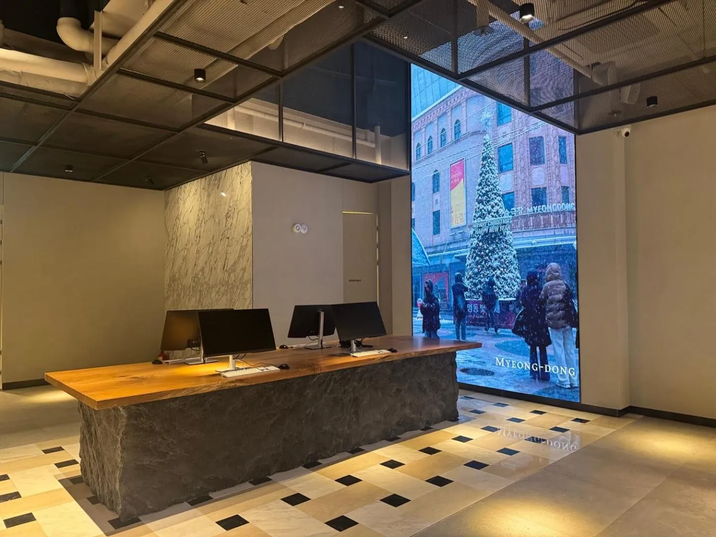 Lobby or reception in New Blanc Central Myeongdong