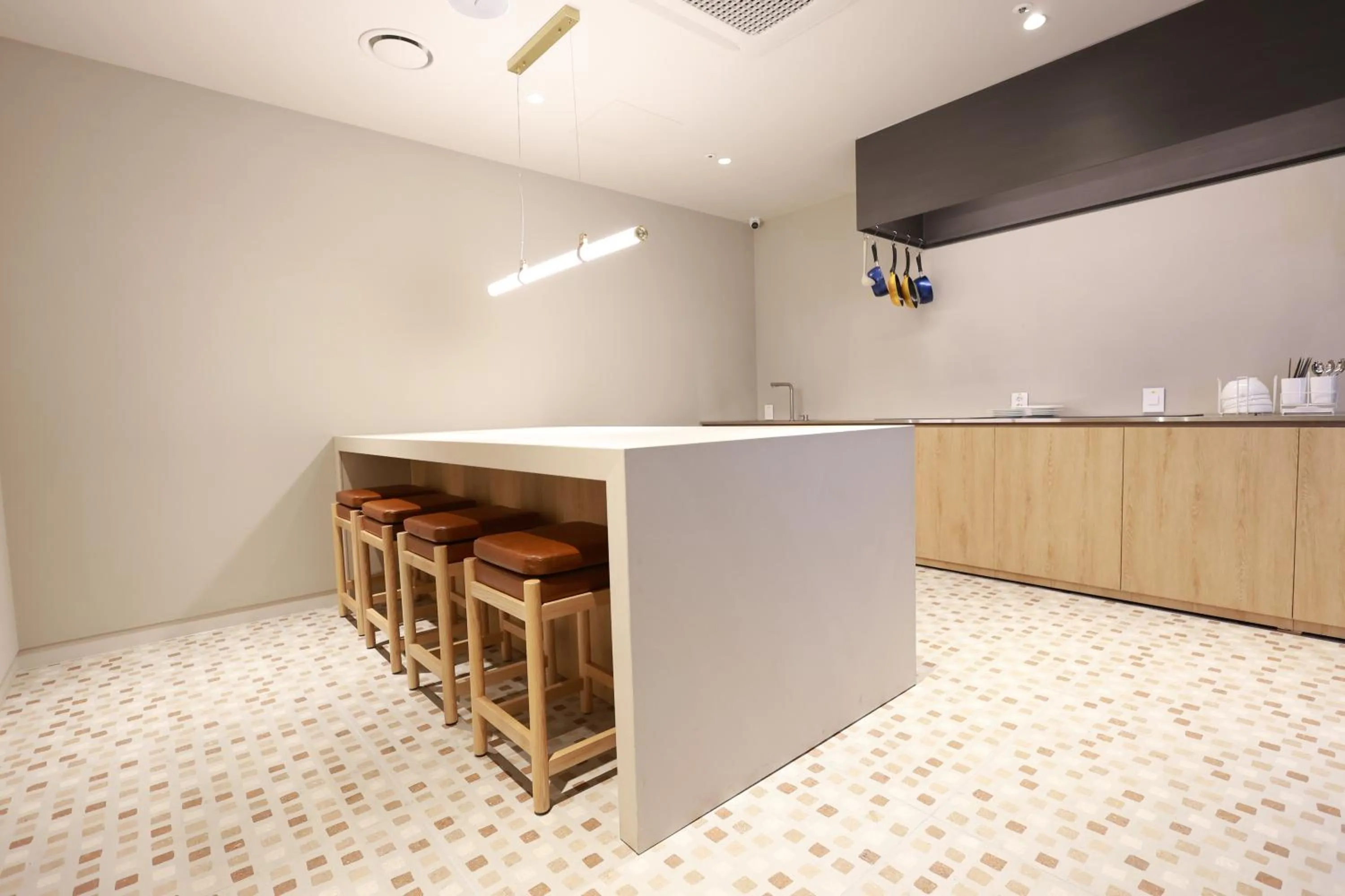 Kitchen or kitchenette in New Blanc Central Myeongdong