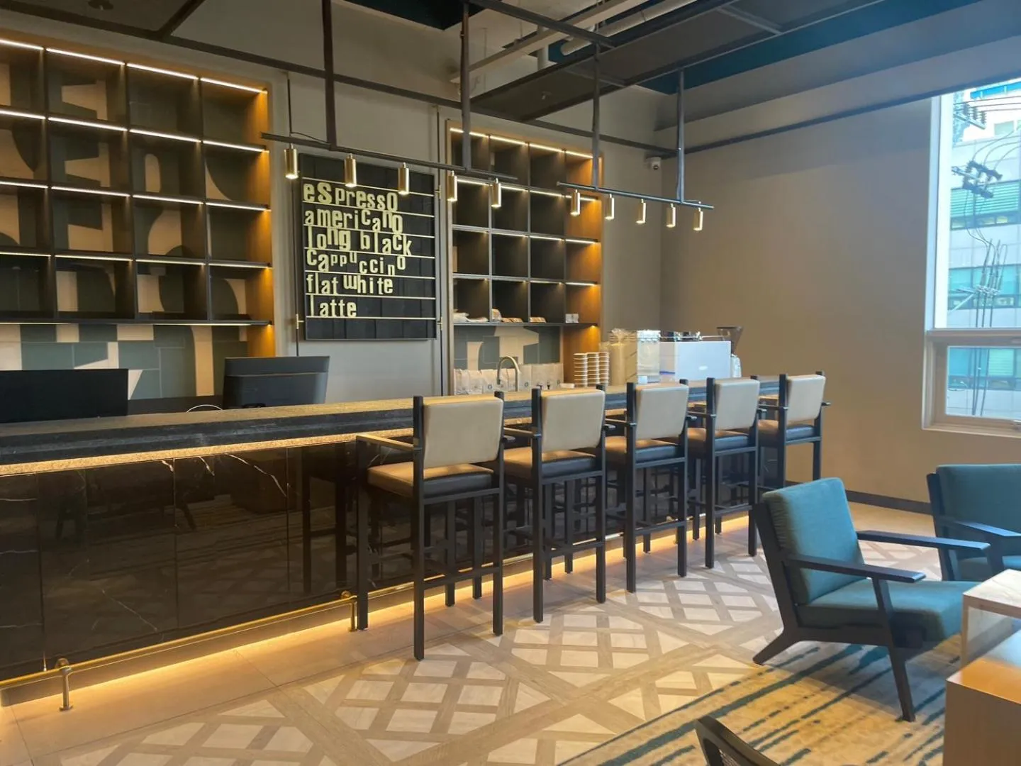 Lobby or reception in New Blanc Central Myeongdong