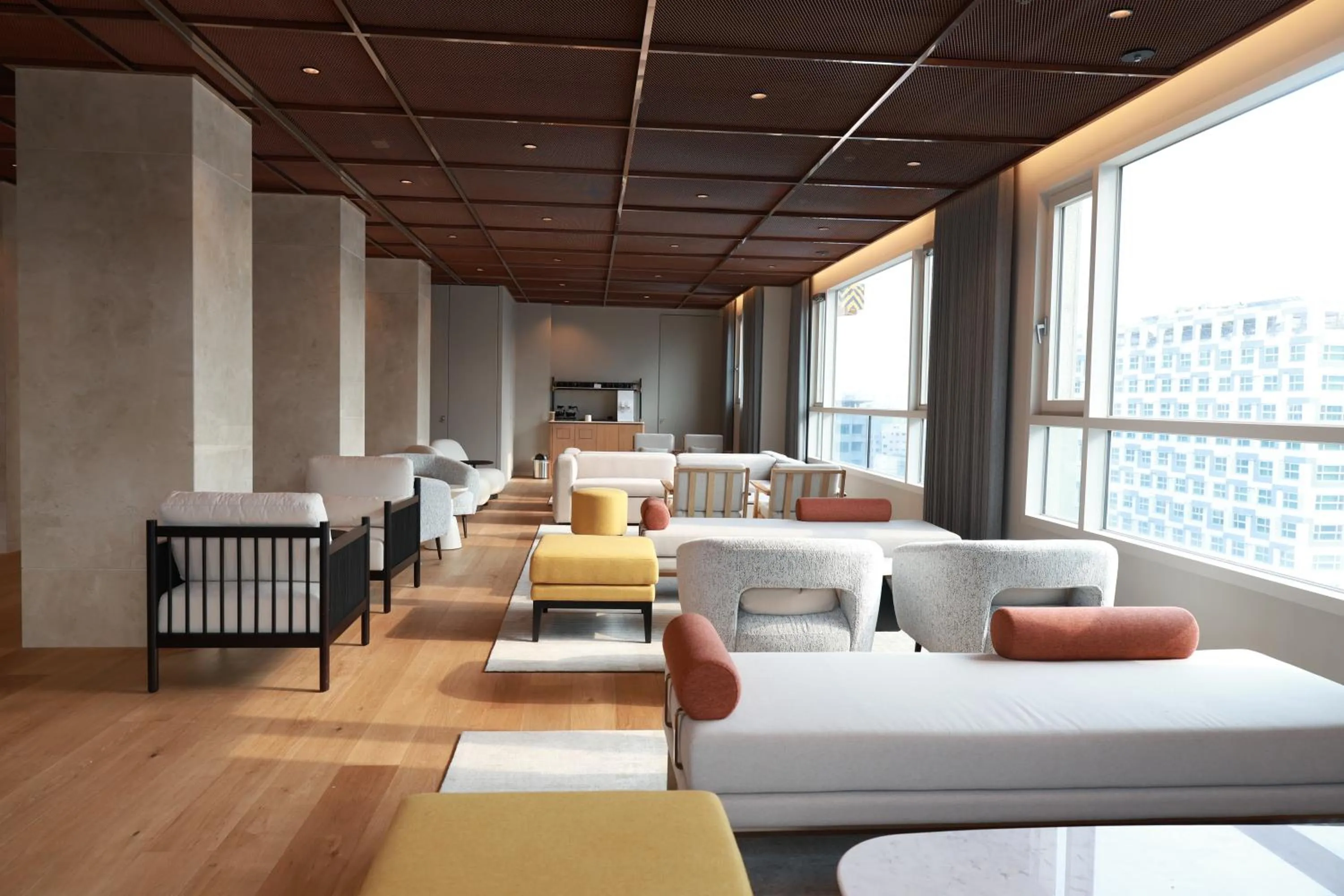 Communal lounge/ TV room, Bed in New Blanc Central Myeongdong