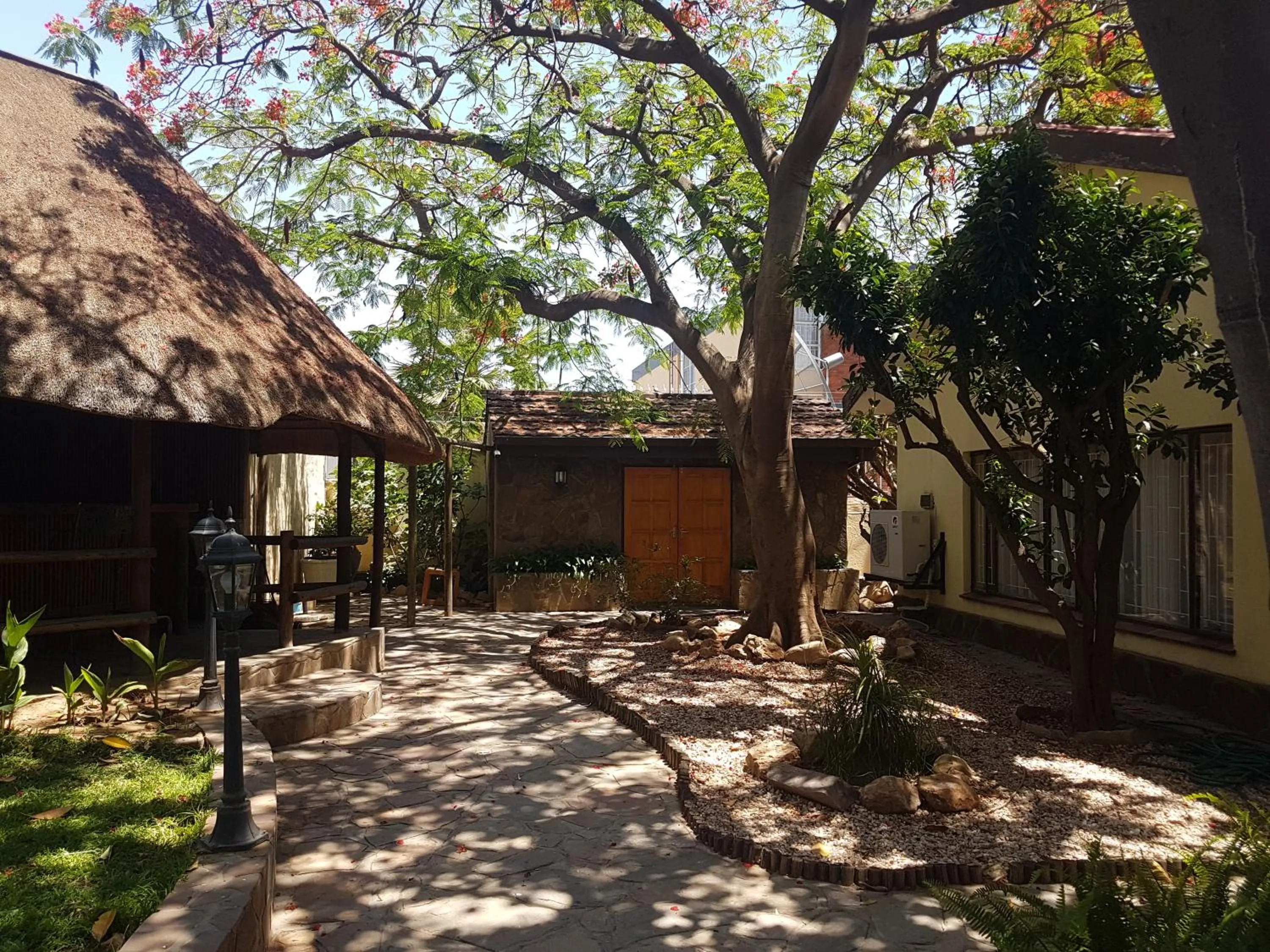 Garden in Hotel Pension Steiner