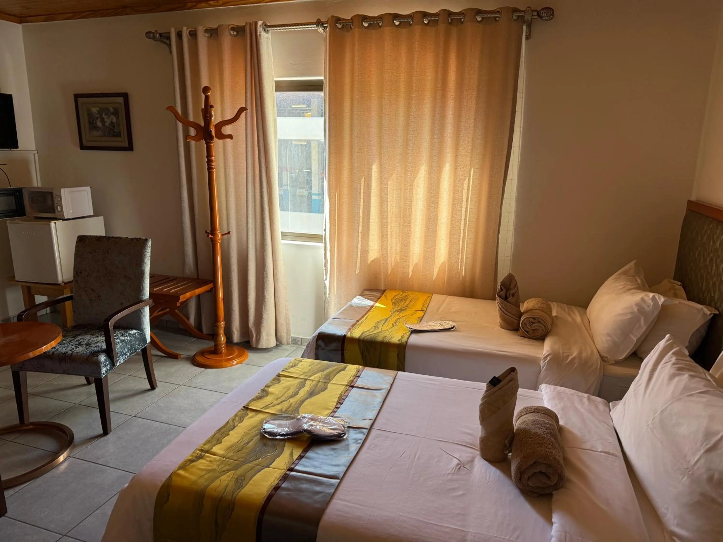 Bed in Hotel Pension Steiner