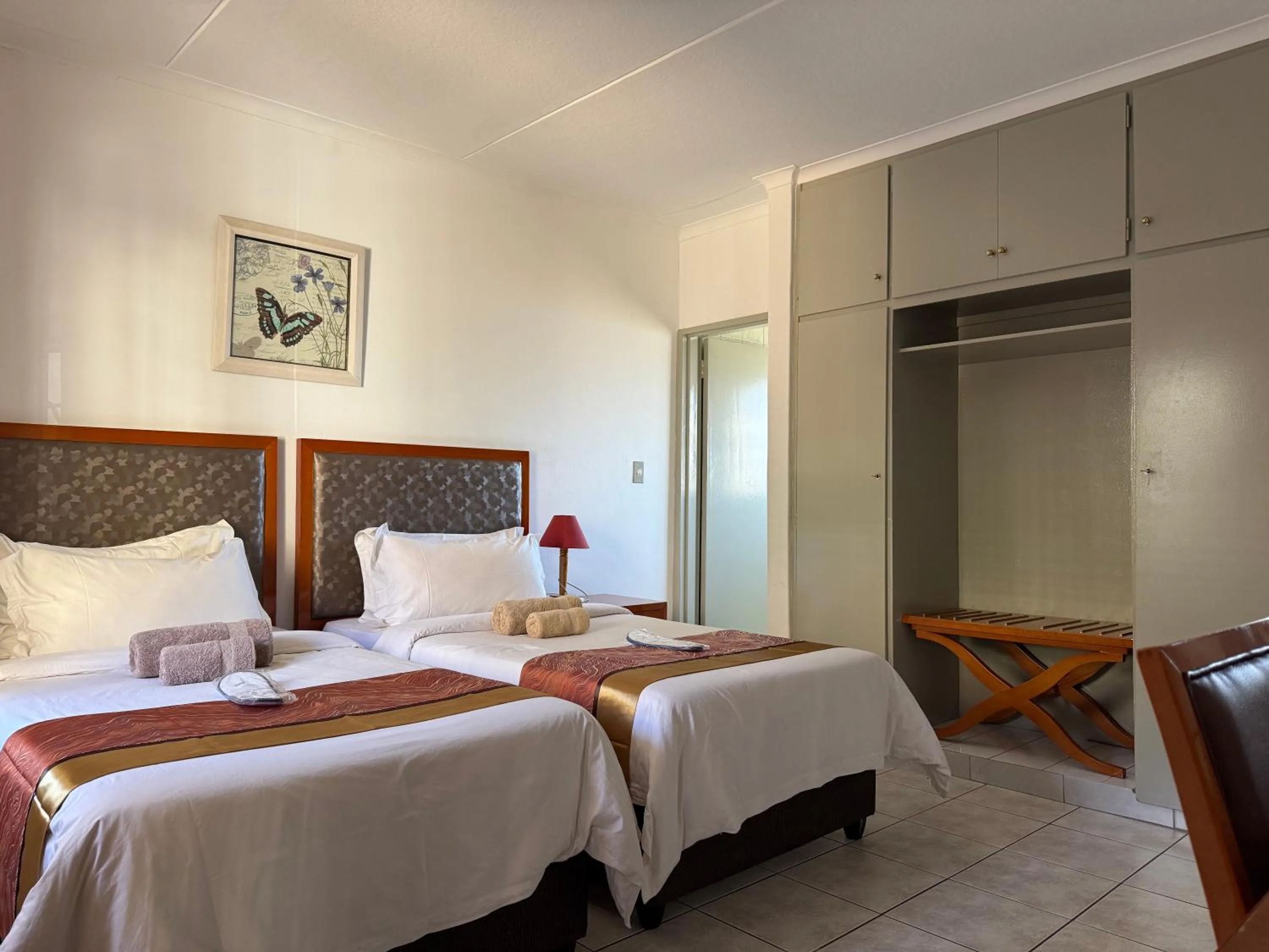 Bed in Hotel Pension Steiner