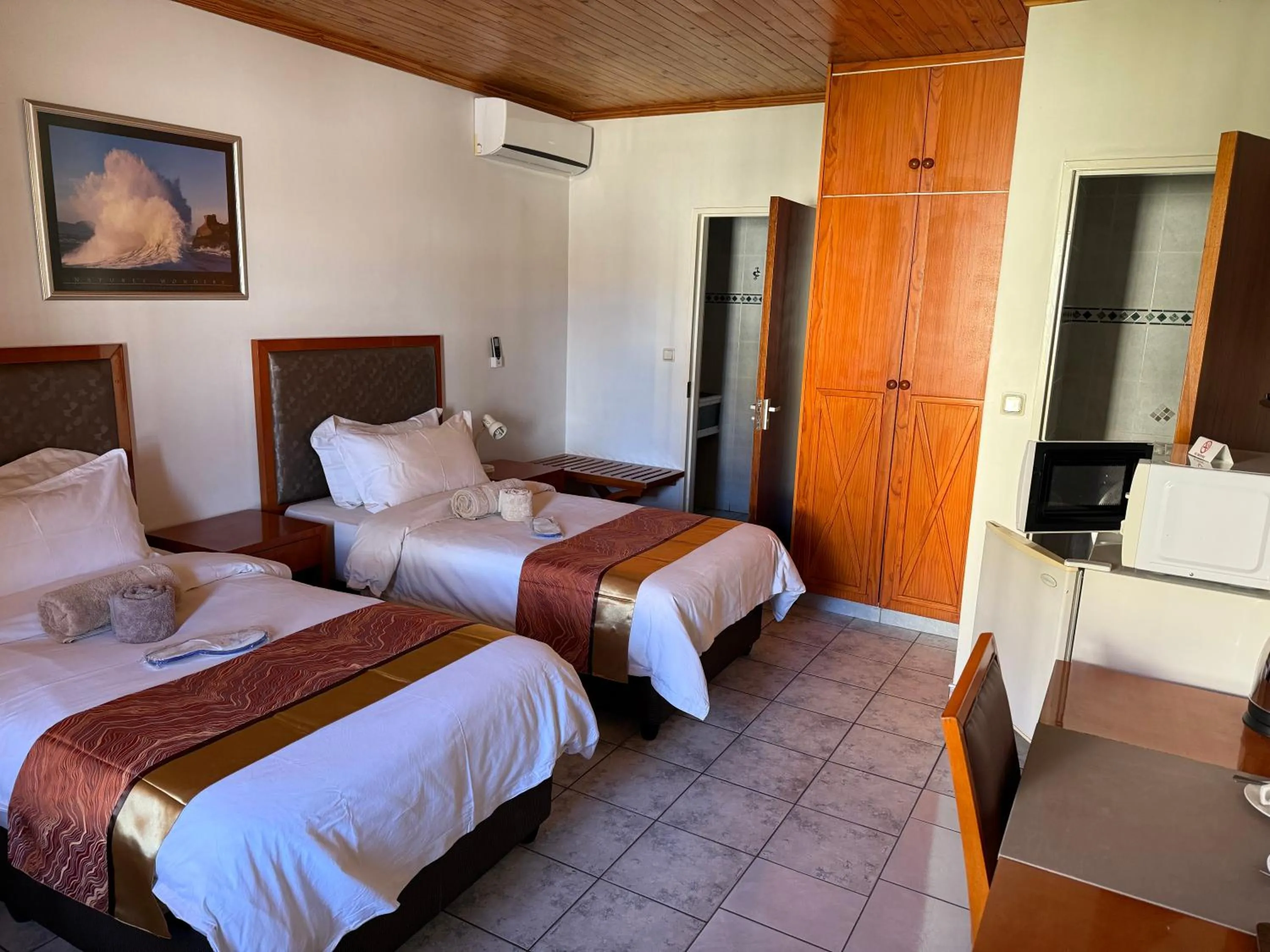 Bed in Hotel Pension Steiner