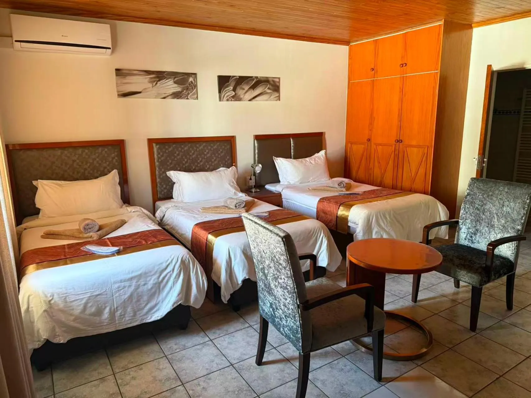 Bed in Hotel Pension Steiner